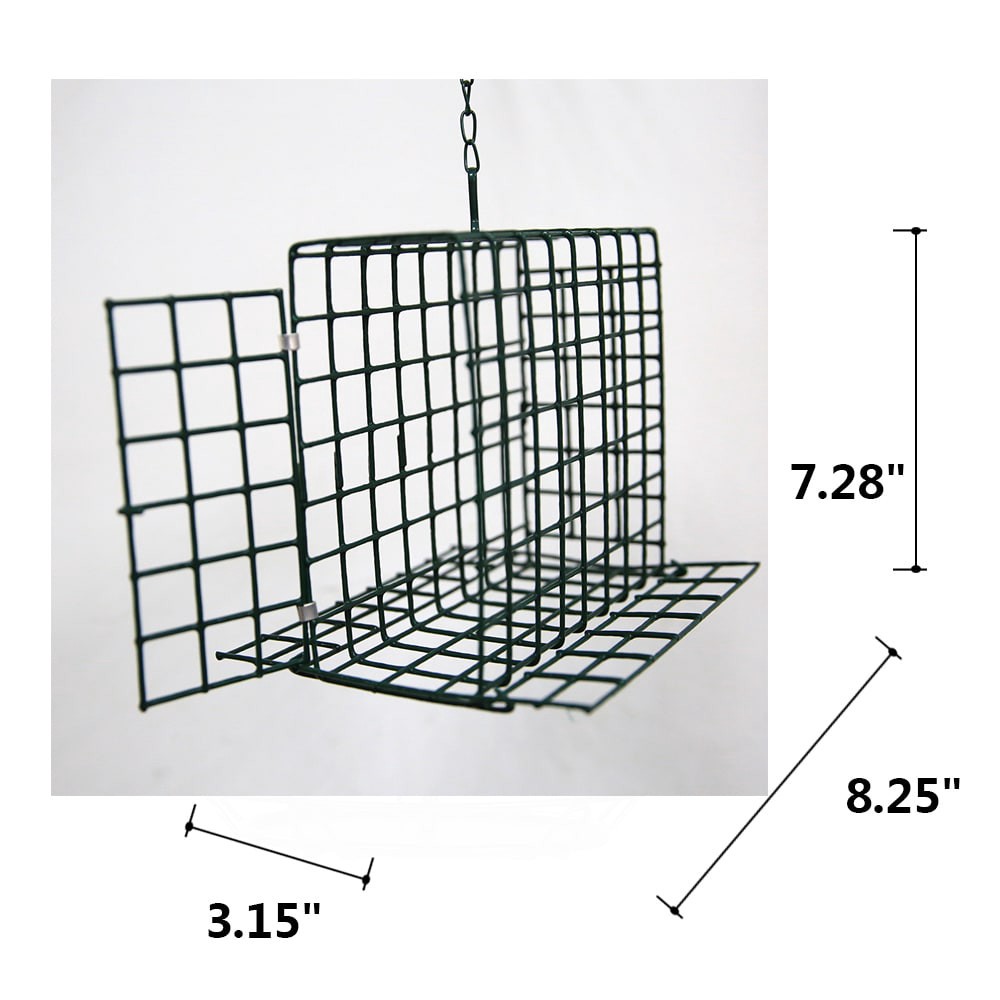 slide 2 of 6, Style Selections Metal Hanging Suet Bird feeder - 1.25-lb 1-cake Capacity, 1 ct