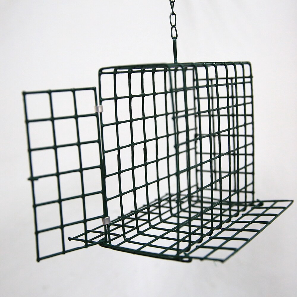 slide 5 of 6, Style Selections Metal Hanging Suet Bird feeder - 1.25-lb 1-cake Capacity, 1 ct