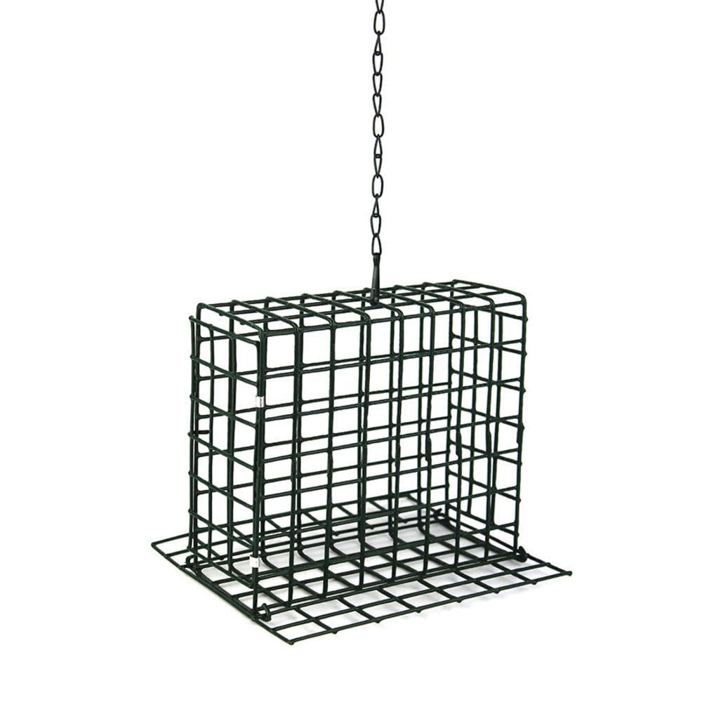 slide 1 of 6, Style Selections Metal Hanging Suet Bird feeder - 1.25-lb 1-cake Capacity, 1 ct