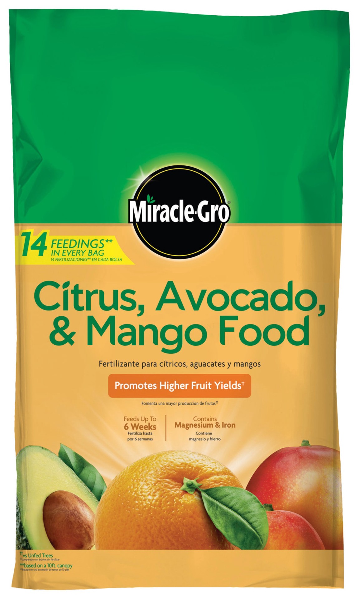 slide 1 of 5, Miracle-Gro Citrus, Avocado, and Mango 20-lb 6-4-6 Tree Food, 1 ct