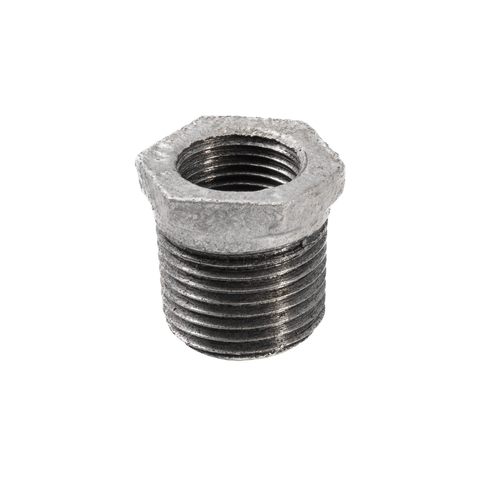 slide 1 of 6, RELIABILT 1/2-in x 1/4-in Galvanized Hex Bushing, 1 ct