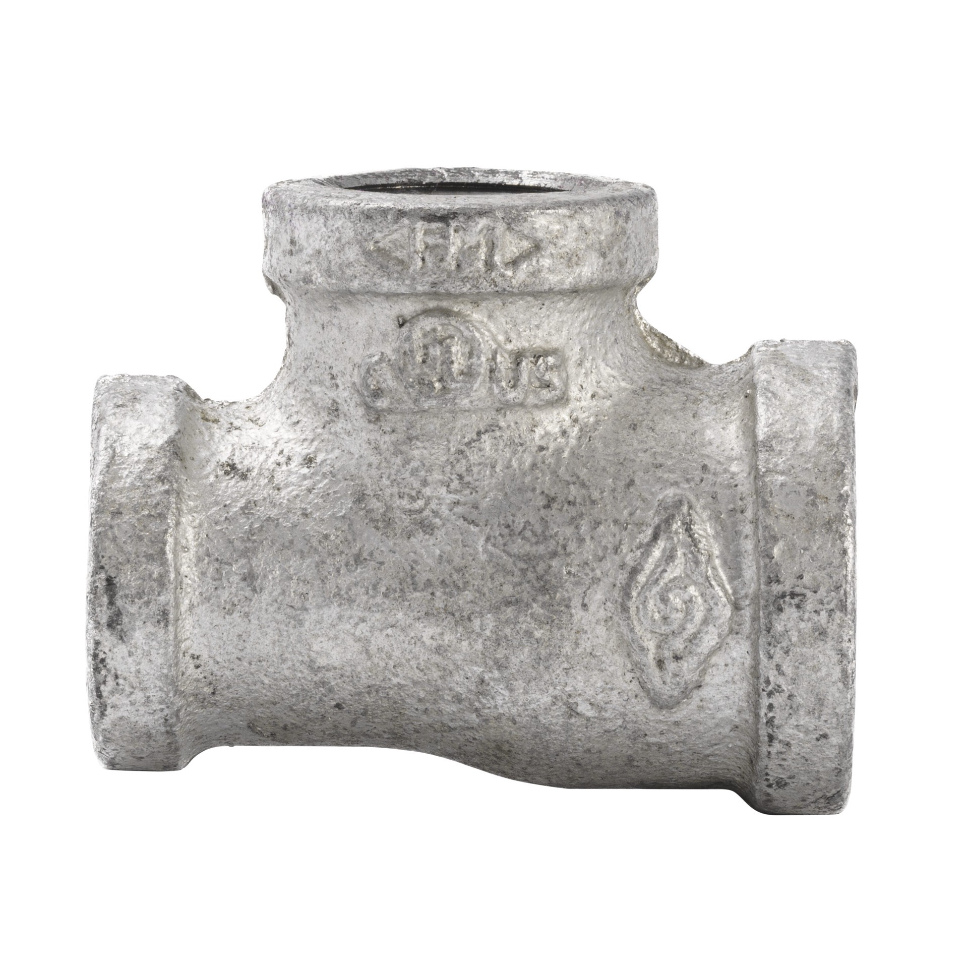 slide 2 of 6, RELIABILT 3/4-in x 1/2-in x 1/2-in Galvanized Reducing Tee, 1 ct