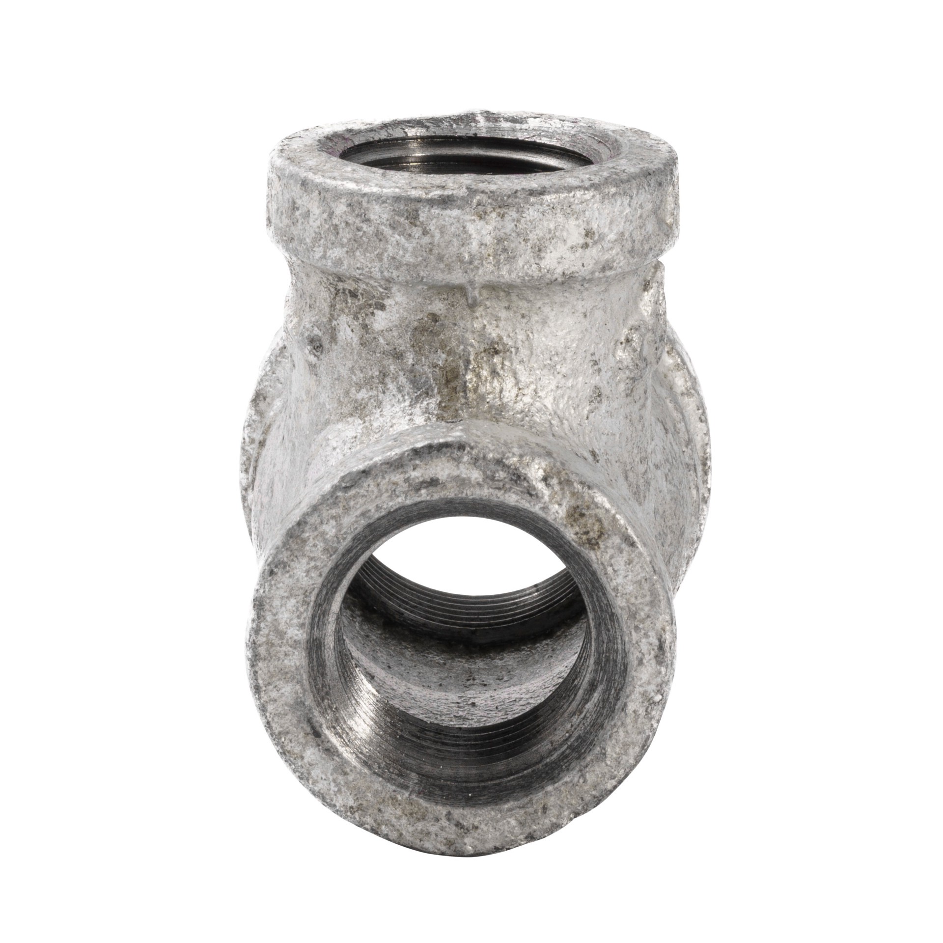 slide 3 of 6, RELIABILT 3/4-in x 1/2-in x 1/2-in Galvanized Reducing Tee, 1 ct