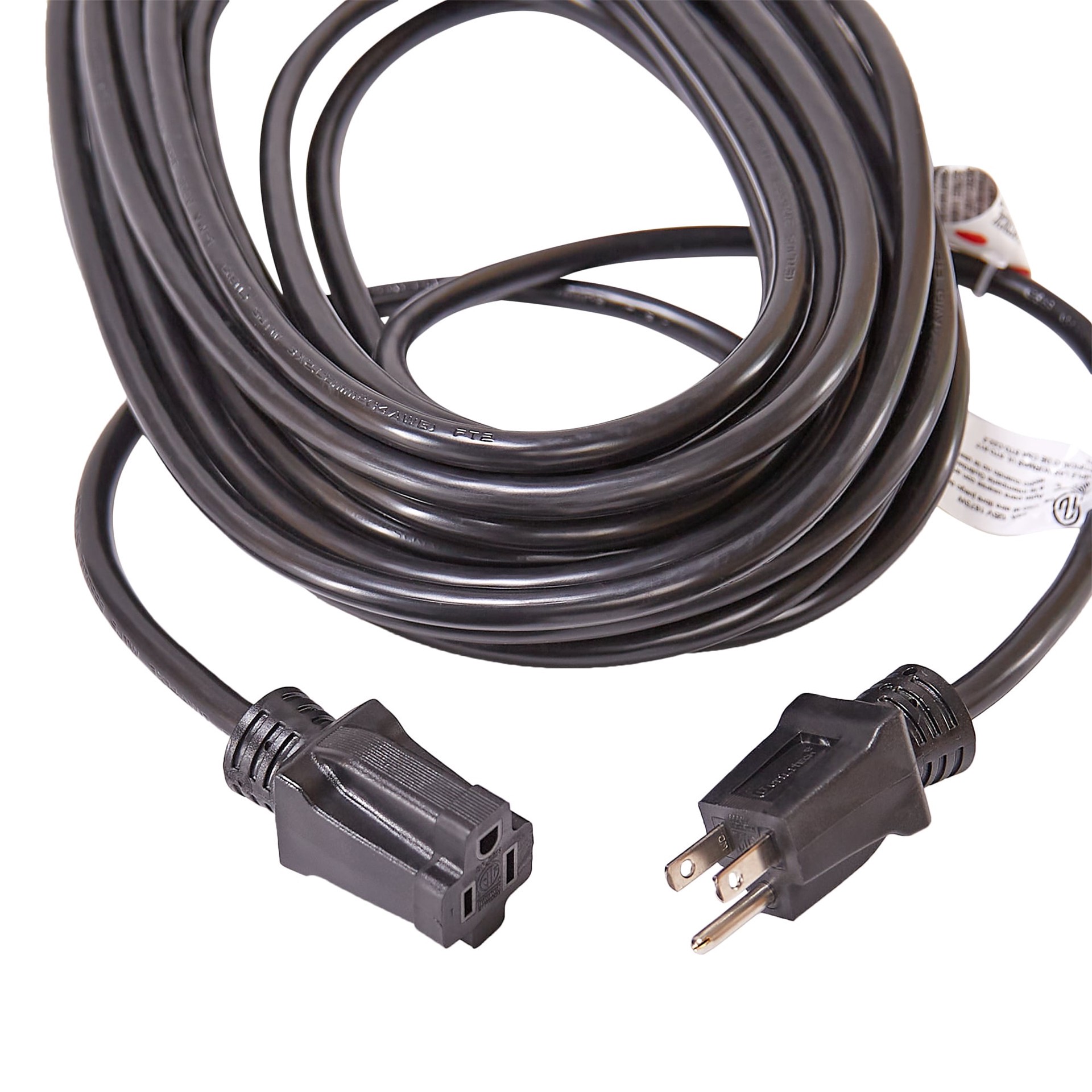 slide 3 of 4, Utilitech 40-ft 14 / 3 Medium Duty 3 Prong Black Outdoor Extension Power Cord, 1 ct
