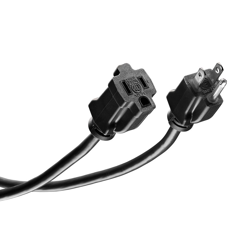 slide 4 of 4, Utilitech 40-ft 14 / 3 Medium Duty 3 Prong Black Outdoor Extension Power Cord, 1 ct