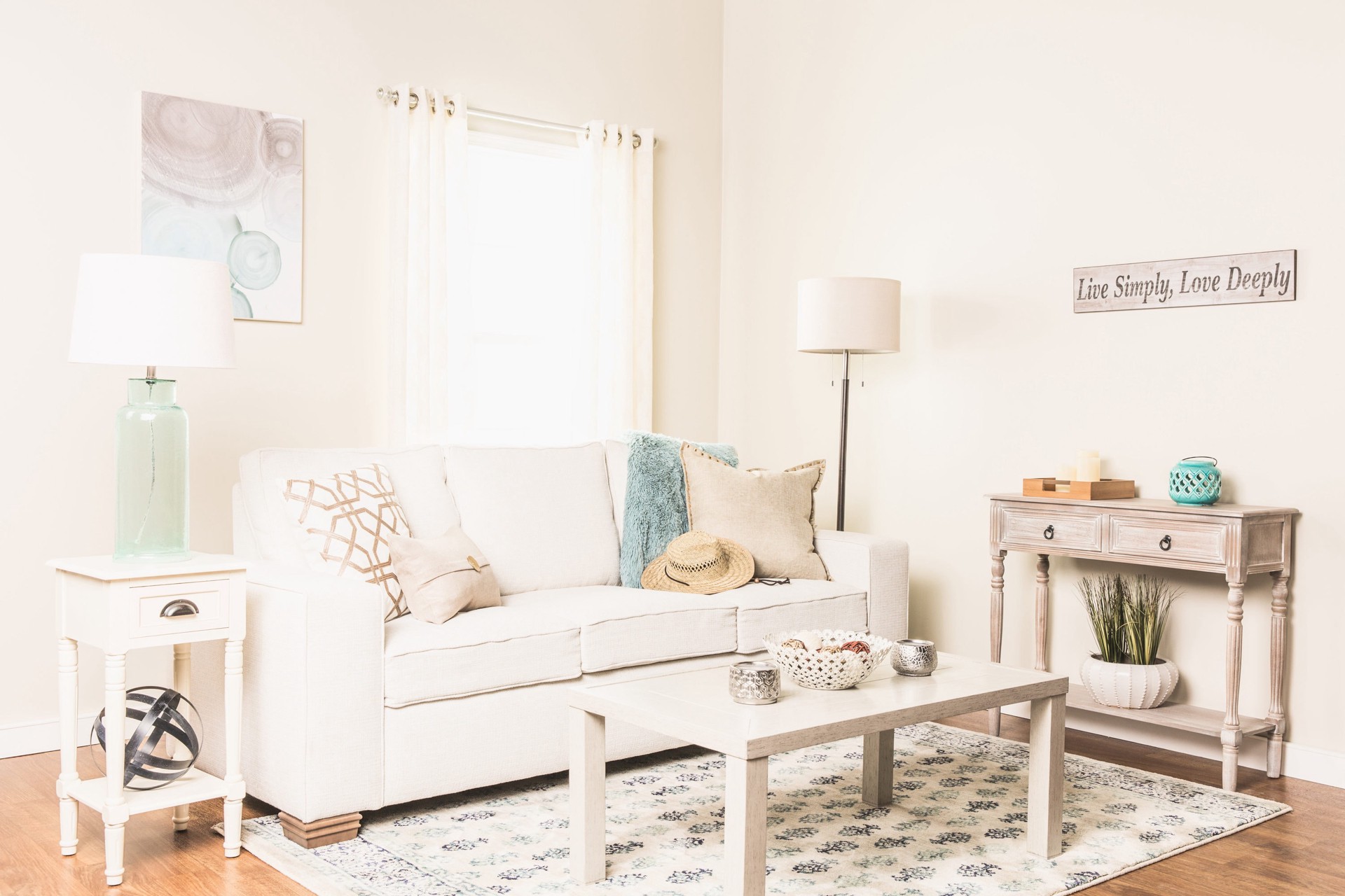 slide 2 of 6, allen + roth 84-in Natural Light filtering Grommet Single curtain panel, 1 ct