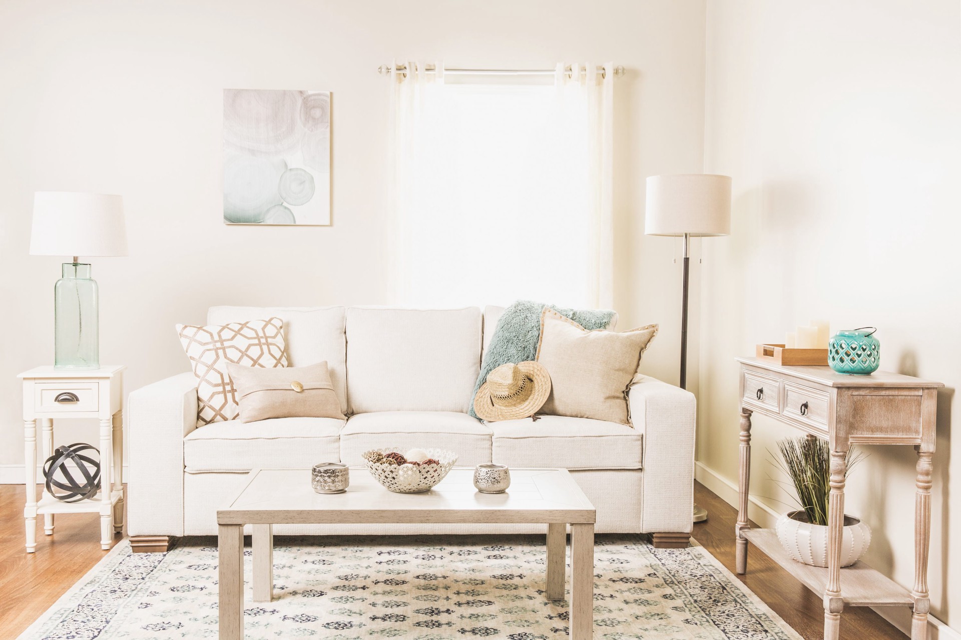 slide 3 of 6, allen + roth 84-in Natural Light filtering Grommet Single curtain panel, 1 ct