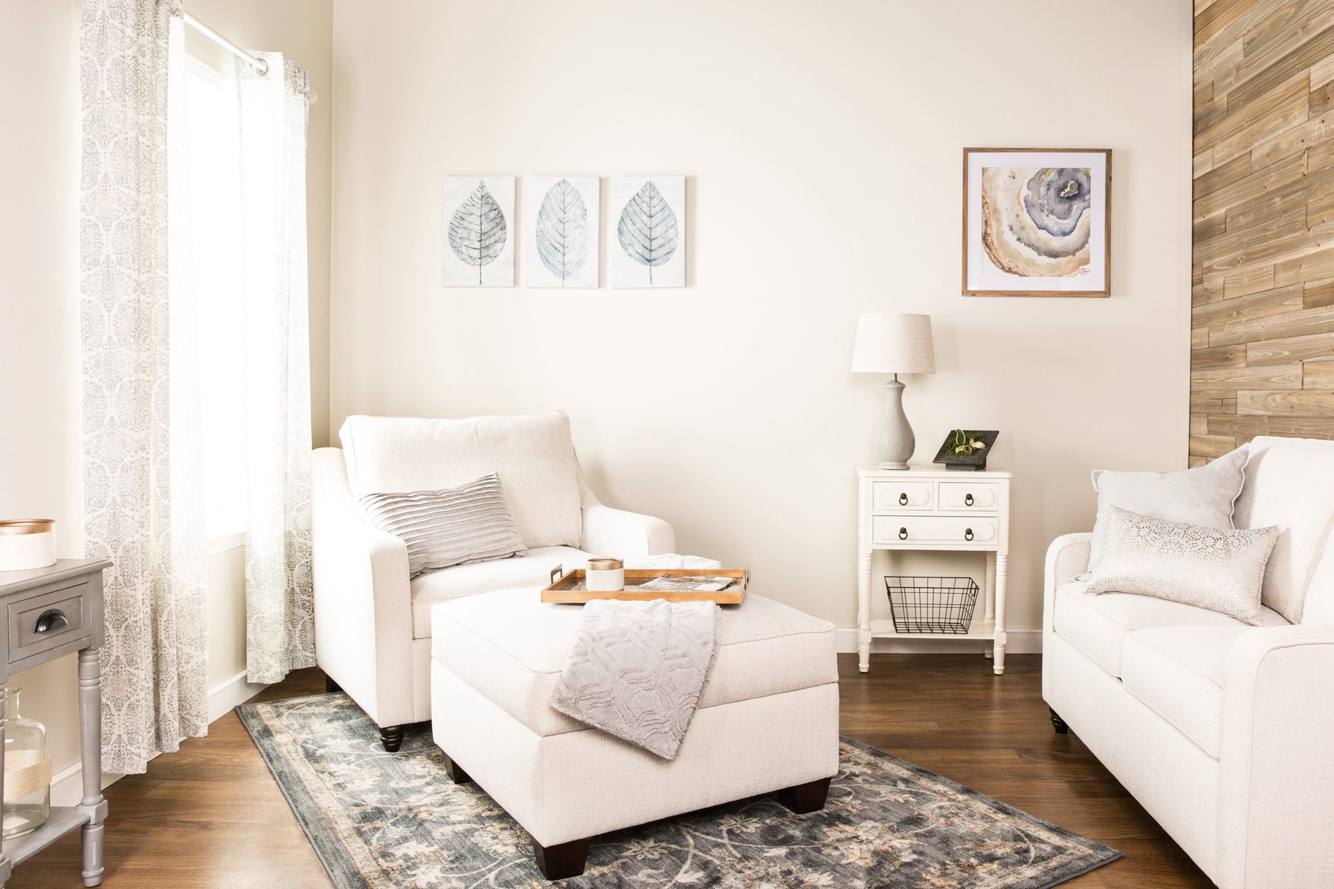 slide 2 of 6, allen + roth 84-in Gray Room darkening Thermal lined Grommet Single curtain panel, 1 ct