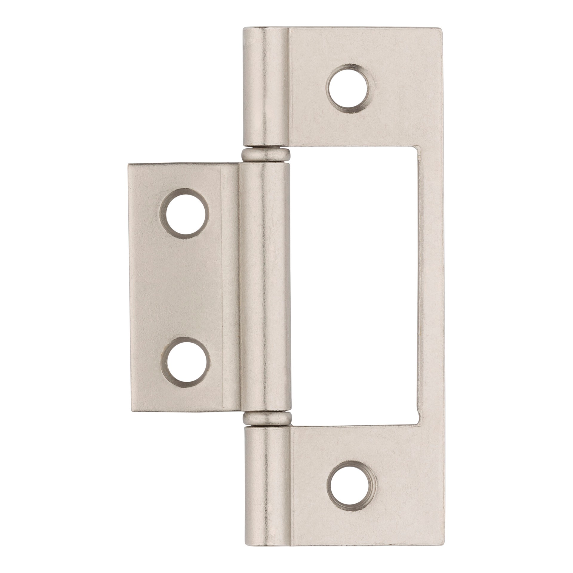 slide 2 of 6, RELIABILT 3-in Satin chrome Non-Mortise Bi-Fold Door Hinge 2 -Pack, 1 ct