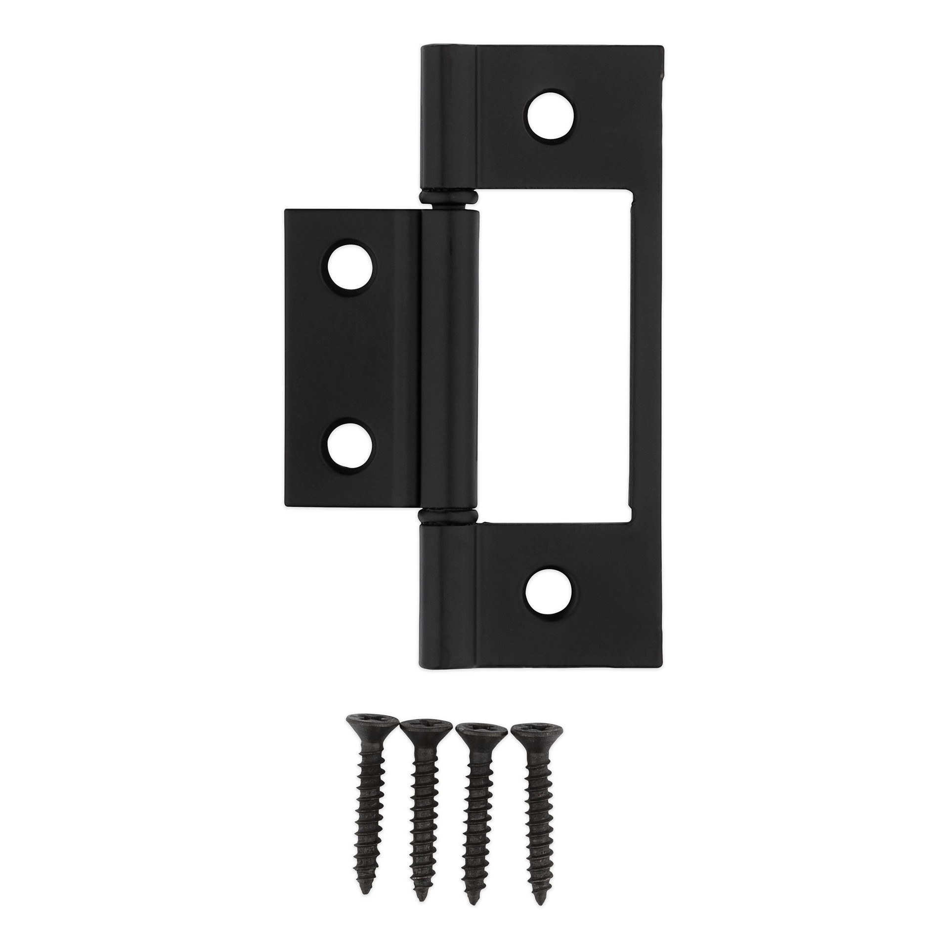 slide 3 of 6, RELIABILT 3-in Oil-rubbed bronze Non-Mortise Bi-Fold Door Hinge 2 -Pack, 1 ct