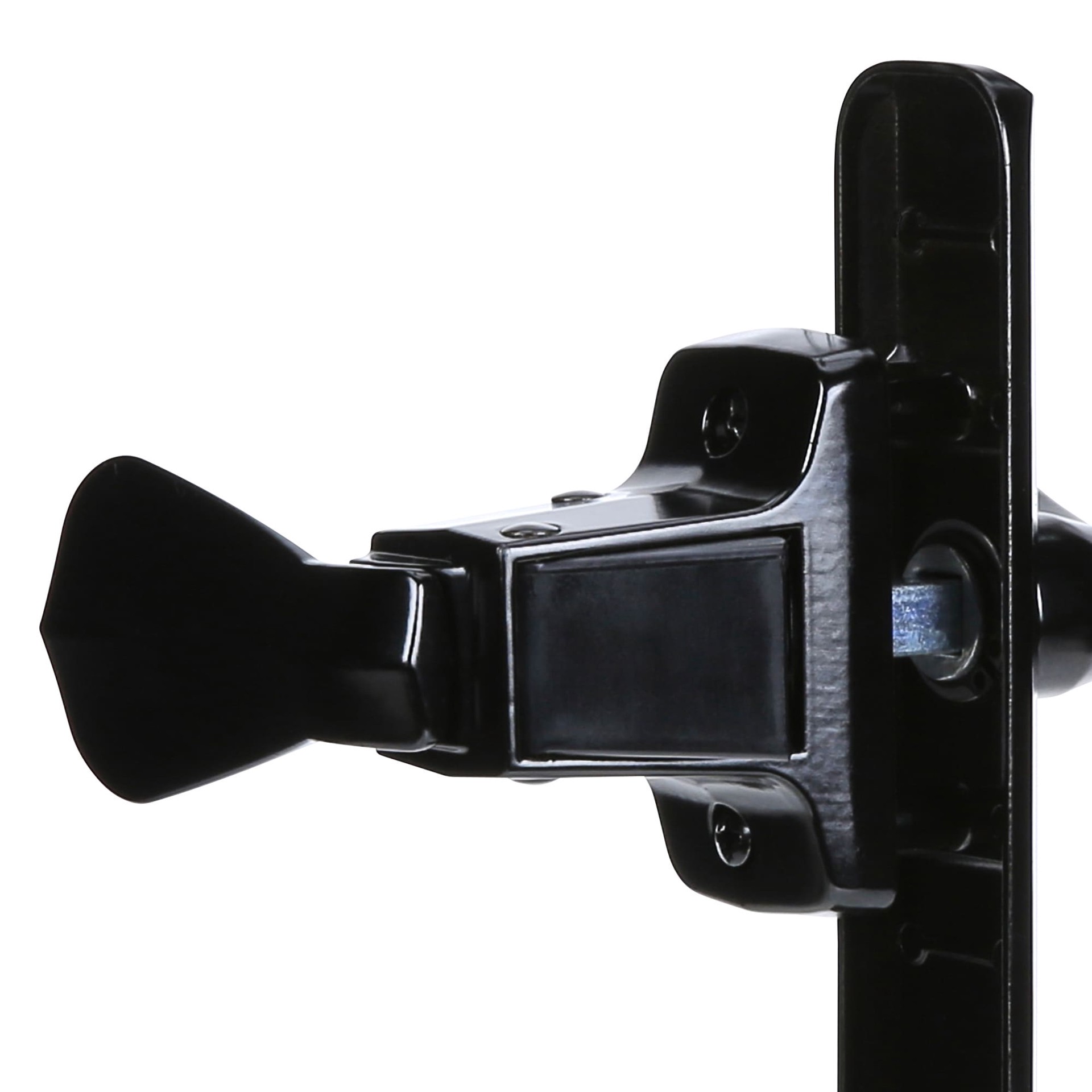 slide 2 of 6, WRIGHT PRODUCTS Gloss Black Lockable Screen/Storm door Replacement Handleset, 1 ct