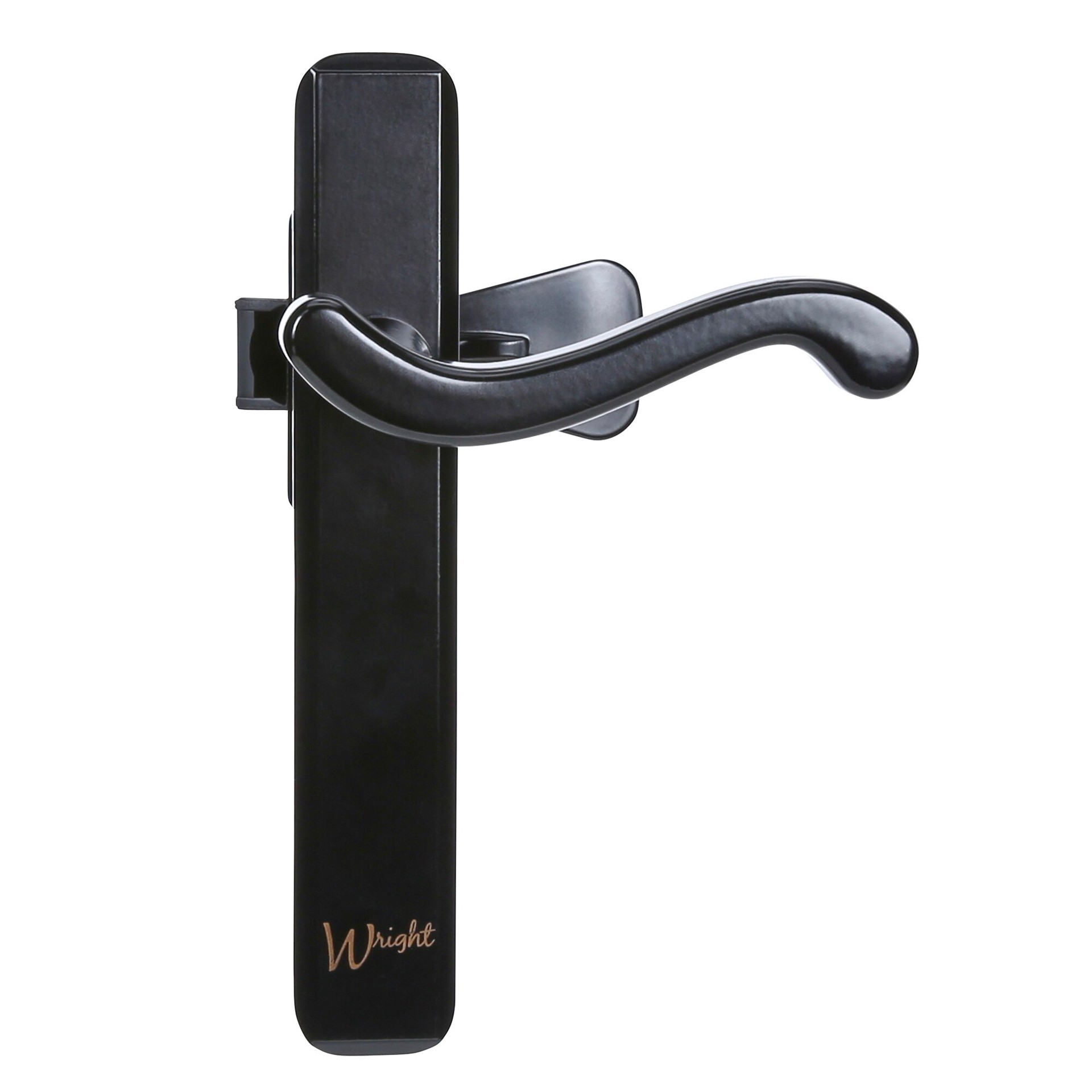 slide 3 of 6, WRIGHT PRODUCTS Gloss Black Lockable Screen/Storm door Replacement Handleset, 1 ct