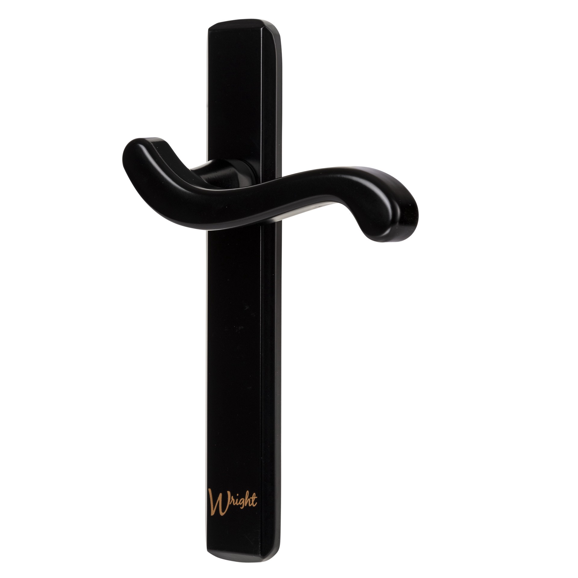 slide 6 of 6, WRIGHT PRODUCTS Gloss Black Lockable Screen/Storm door Replacement Handleset, 1 ct