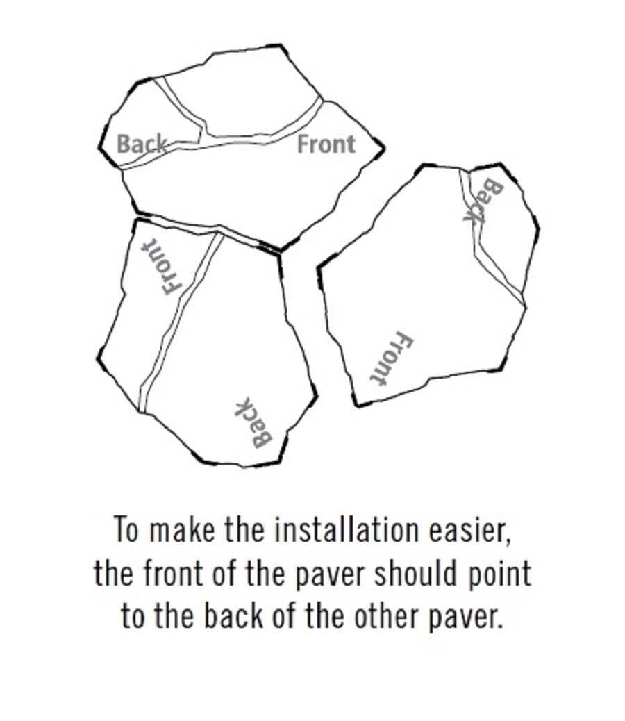 slide 6 of 6, Belgard 21.0-in L x 15.0-in W x 2.0-in H Irregular Sable Concrete Patio stone, 1 ct