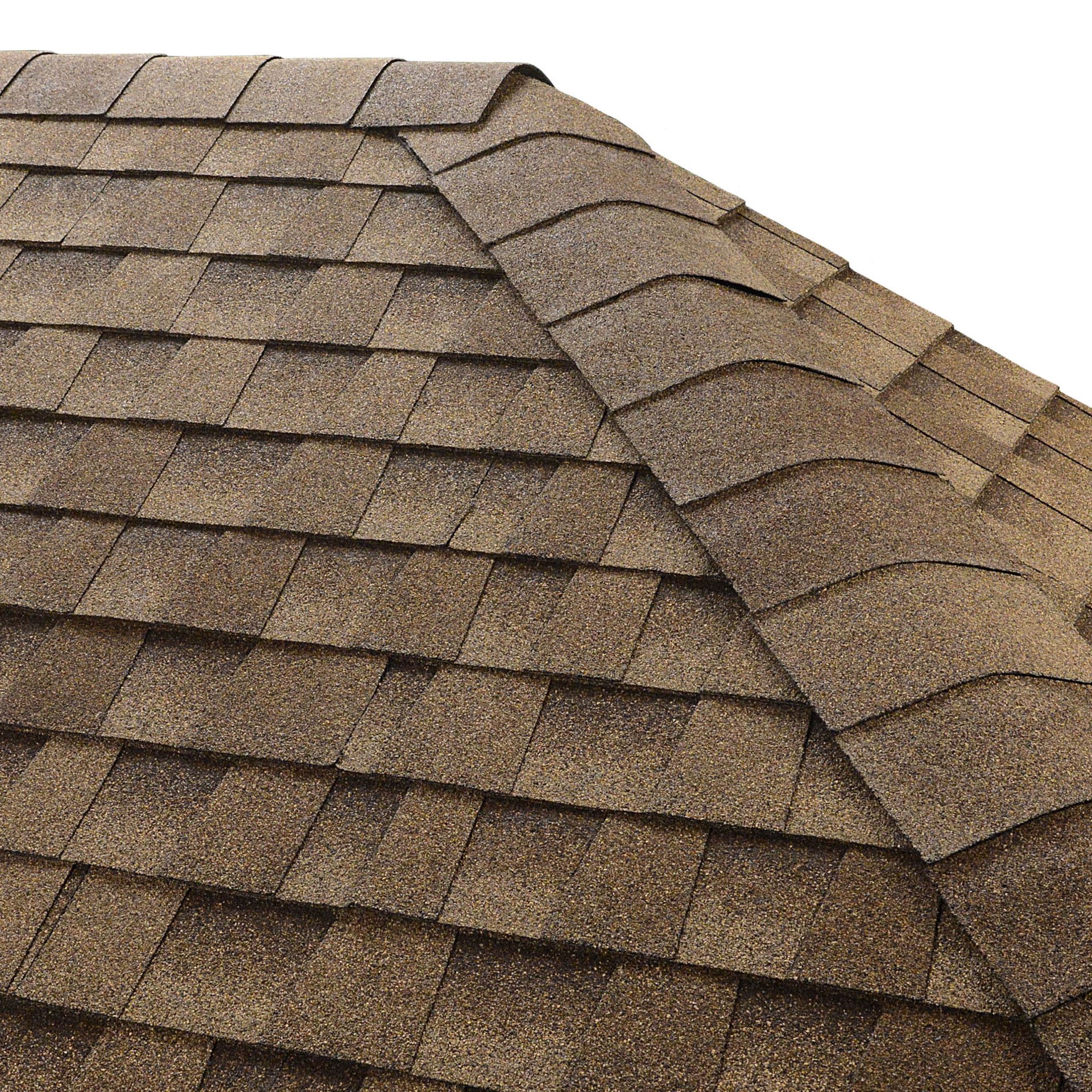 slide 1 of 6, GAF Seal-A-Ridge Shakewood Algae Resistant Hip Ridge Roof Shingles ( 25-lin ft per Bundle ), 1 ct