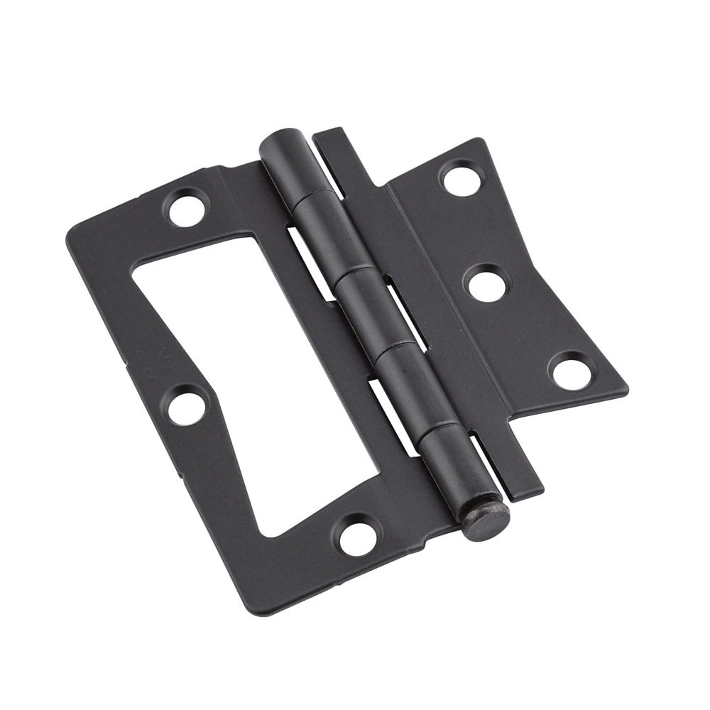 slide 1 of 6, RELIABILT 3.5-in Oil-rubbed bronze Non-Mortise Bi-Fold Door Hinge 2 -Pack, 1 ct