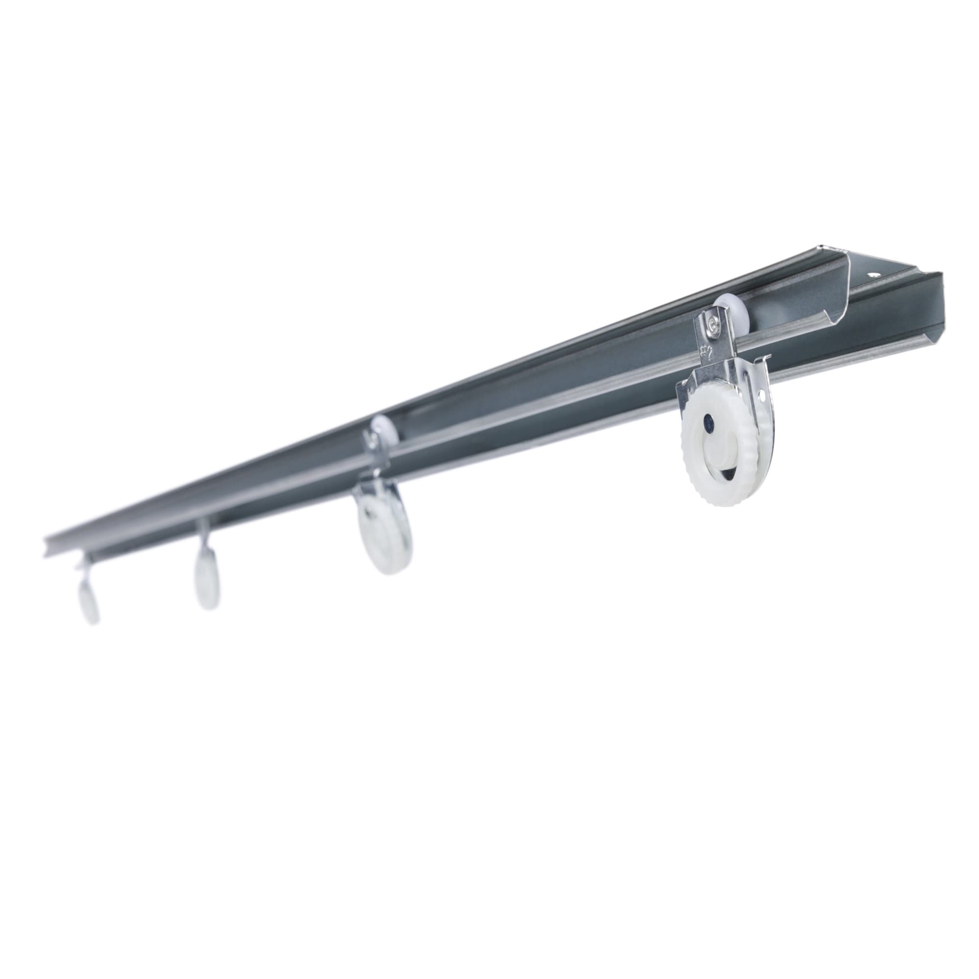 slide 3 of 6, National Hardware 8 -Piece 60.0-in Bi-pass door Sliding Closet Door Track kit, 1 ct