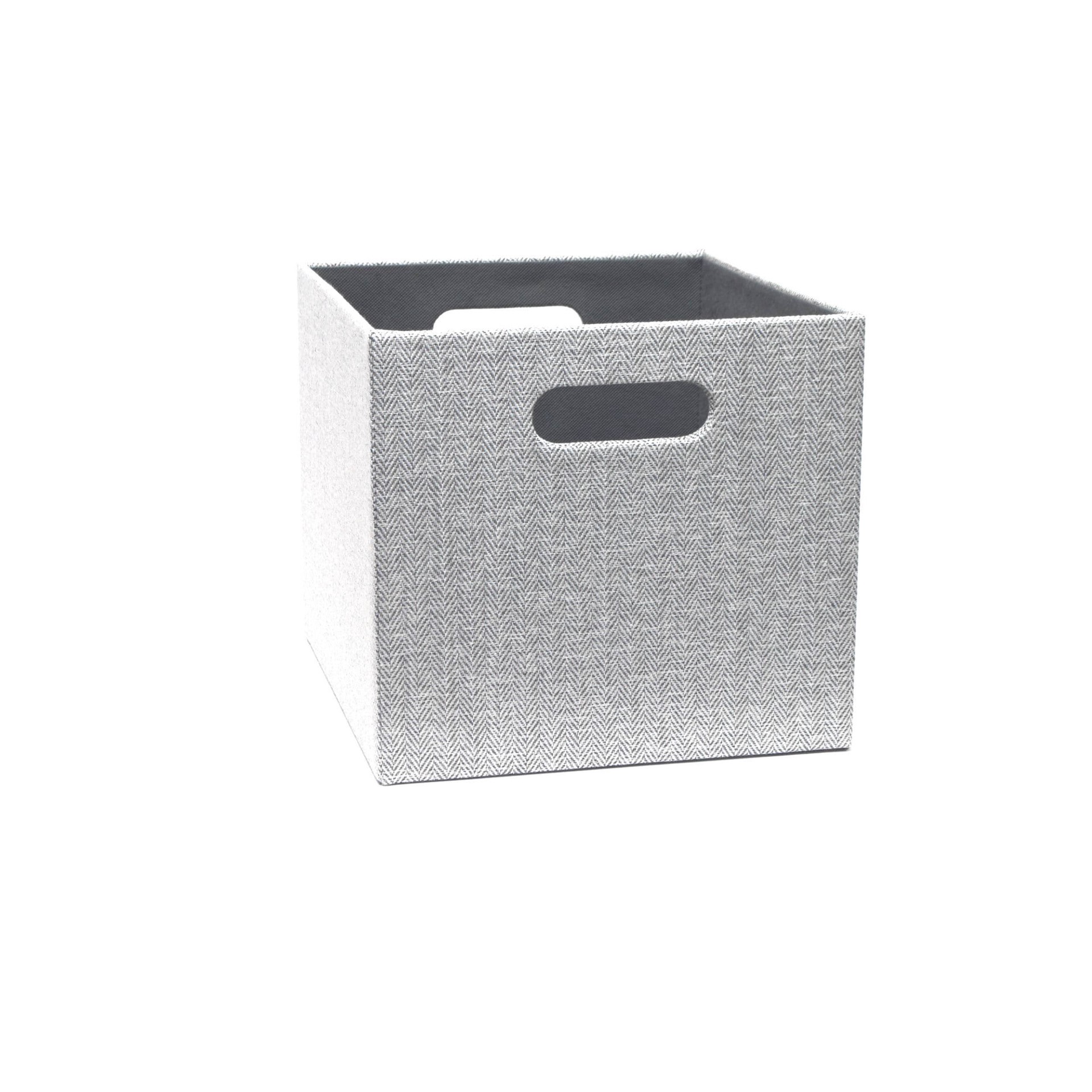 slide 4 of 6, allen + roth 9.69-in H x 10.69-in W x 11.69-in D Gray Stackable Polypropylene 1 Cube, 1 ct