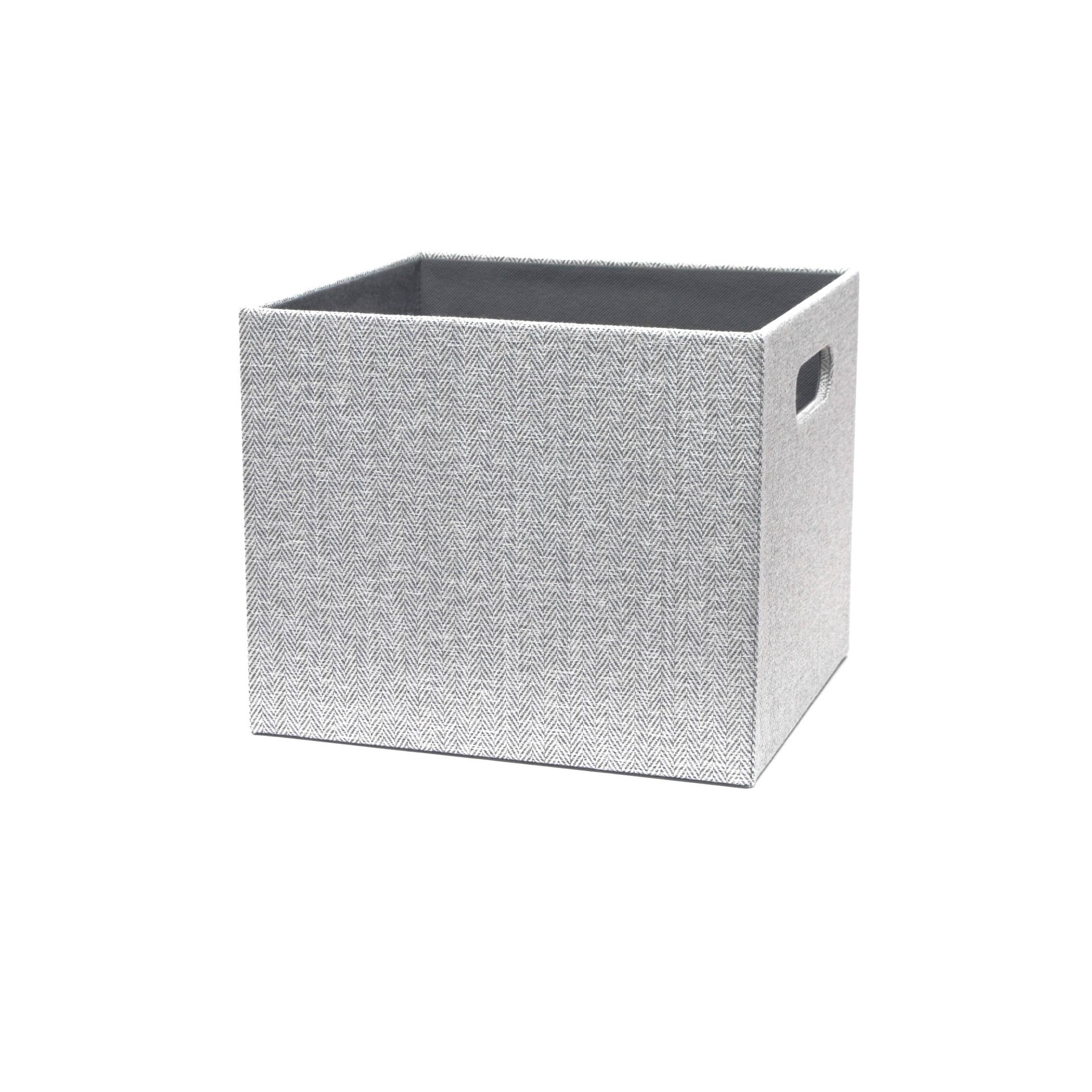 slide 5 of 6, allen + roth 9.69-in H x 10.69-in W x 11.69-in D Gray Stackable Polypropylene 1 Cube, 1 ct