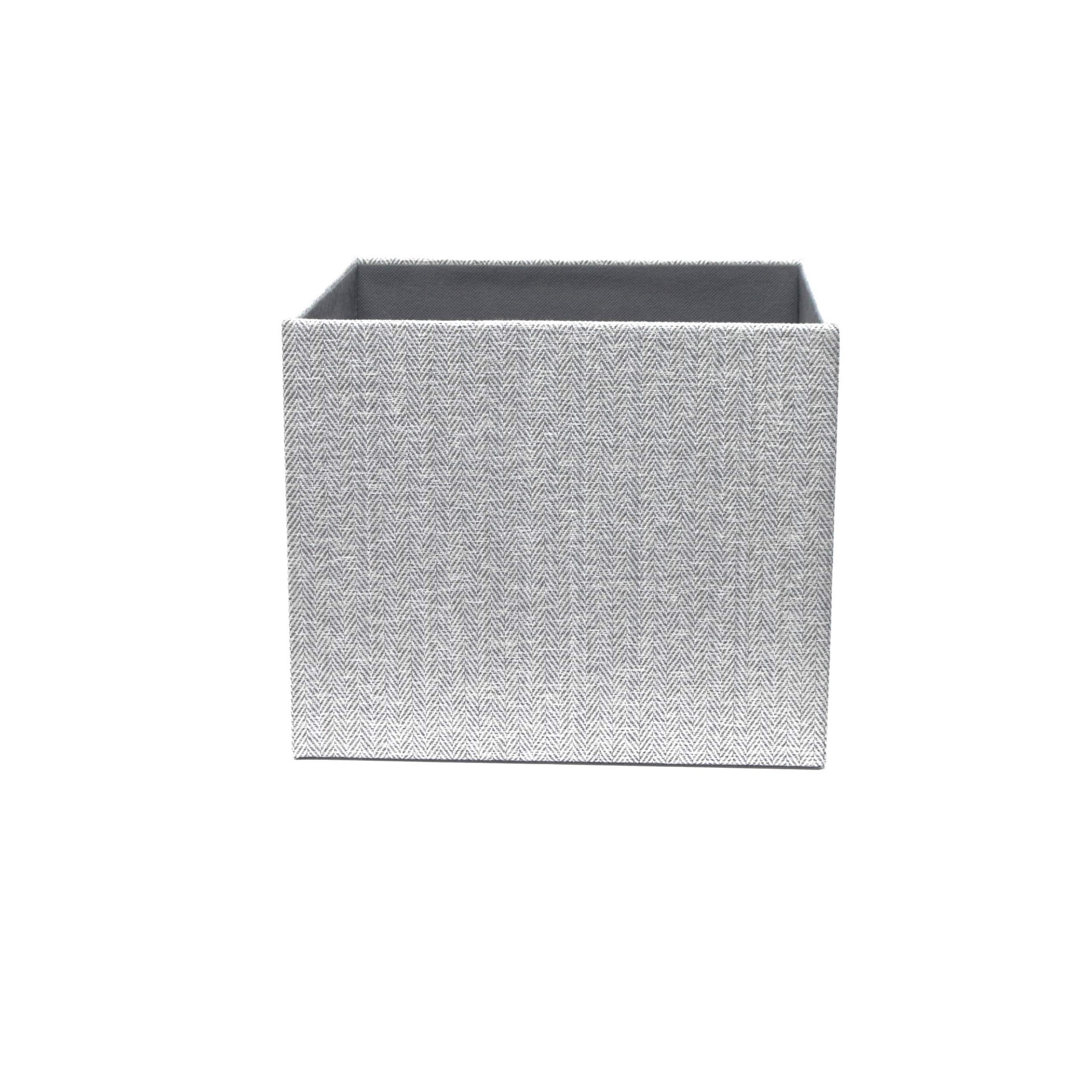 slide 6 of 6, allen + roth 9.69-in H x 10.69-in W x 11.69-in D Gray Stackable Polypropylene 1 Cube, 1 ct