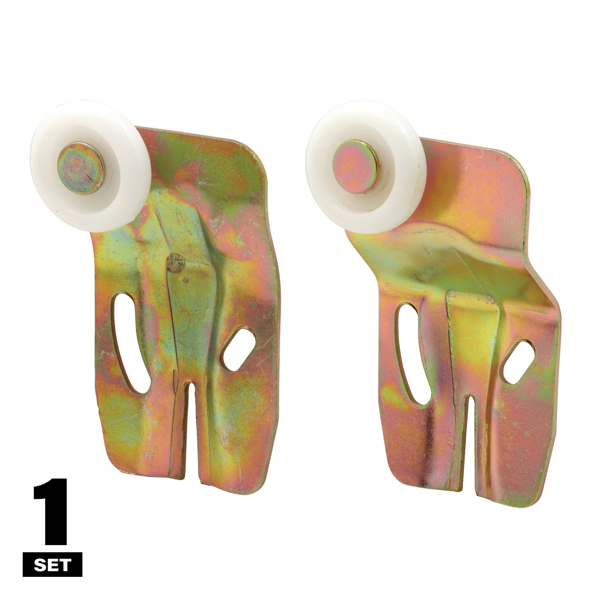 slide 3 of 6, Prime-Line 0.87-in Side/Top -Mount Sliding Closet Door Roller, 1 ct