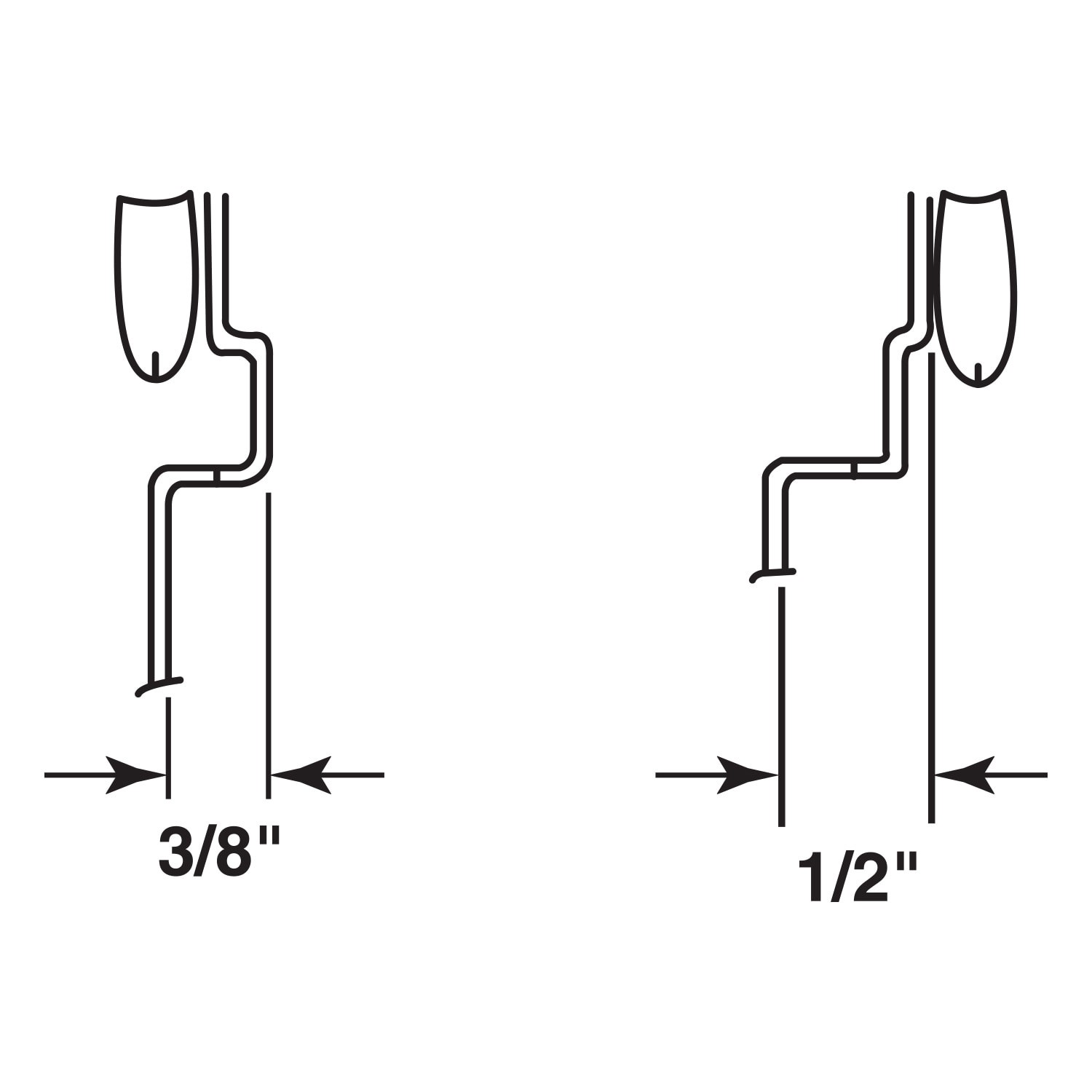 slide 4 of 6, Prime-Line 0.75-in Door -Mount Sliding Closet Door Roller, 1 ct