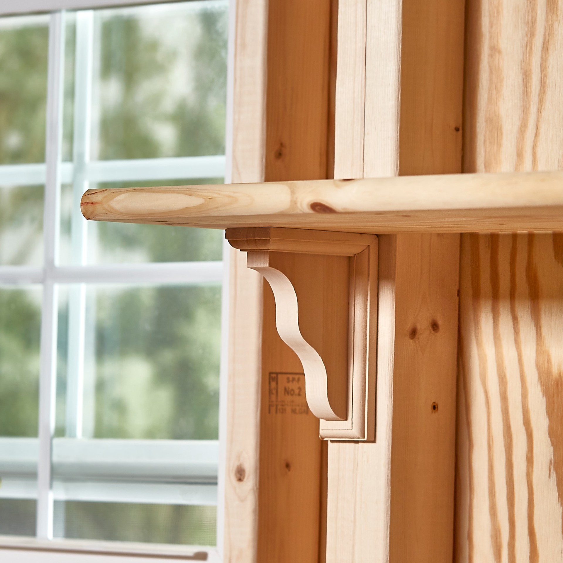 slide 2 of 6, Waddell CB Two-Way Bracket 2-1/4-in x 7-in x 5-in Hardwood Brown Wood Standard bracket, 1 ct