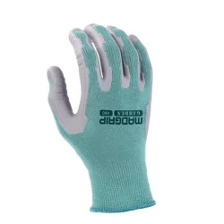 MadGrip Large Green Rubber Gardening Gloves 1 -Pairs