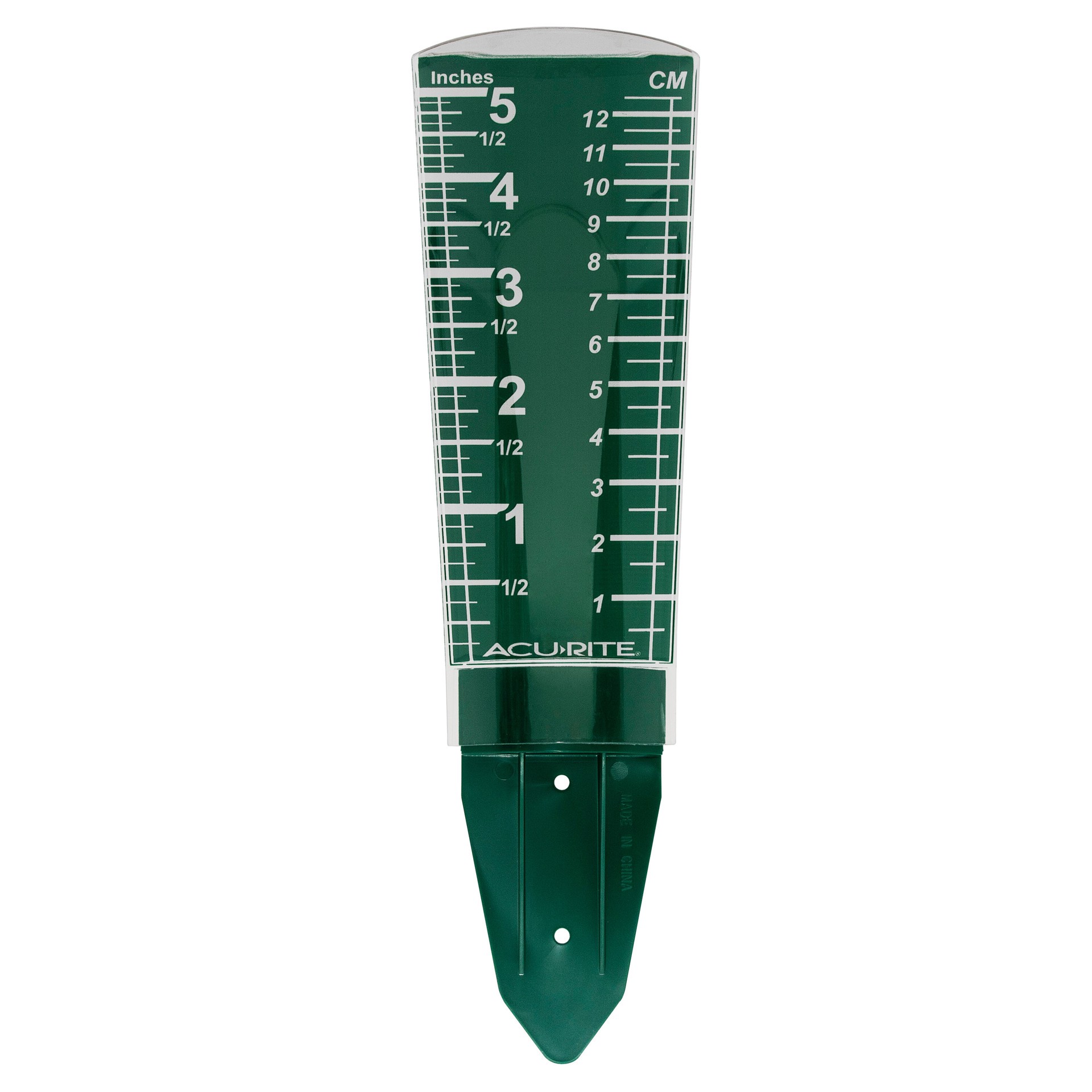 slide 1 of 6, AcuRite Plastic Analog 5-in Rain Gauge, 1 ct