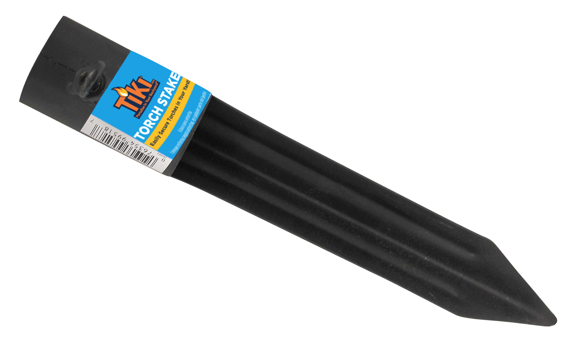 slide 2 of 5, TIKI 1-ft Black Metal Torch Stakes, 1 ct