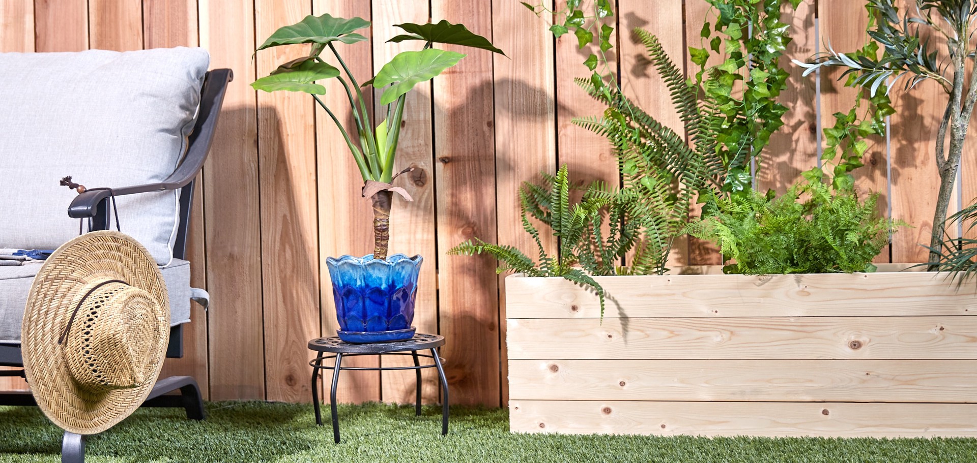 slide 2 of 6, allen + roth Round 8.1-in W x 8.1-in L Multiple colors/finishes Ceramic Indoor/Outdoor Planter, 1 ct