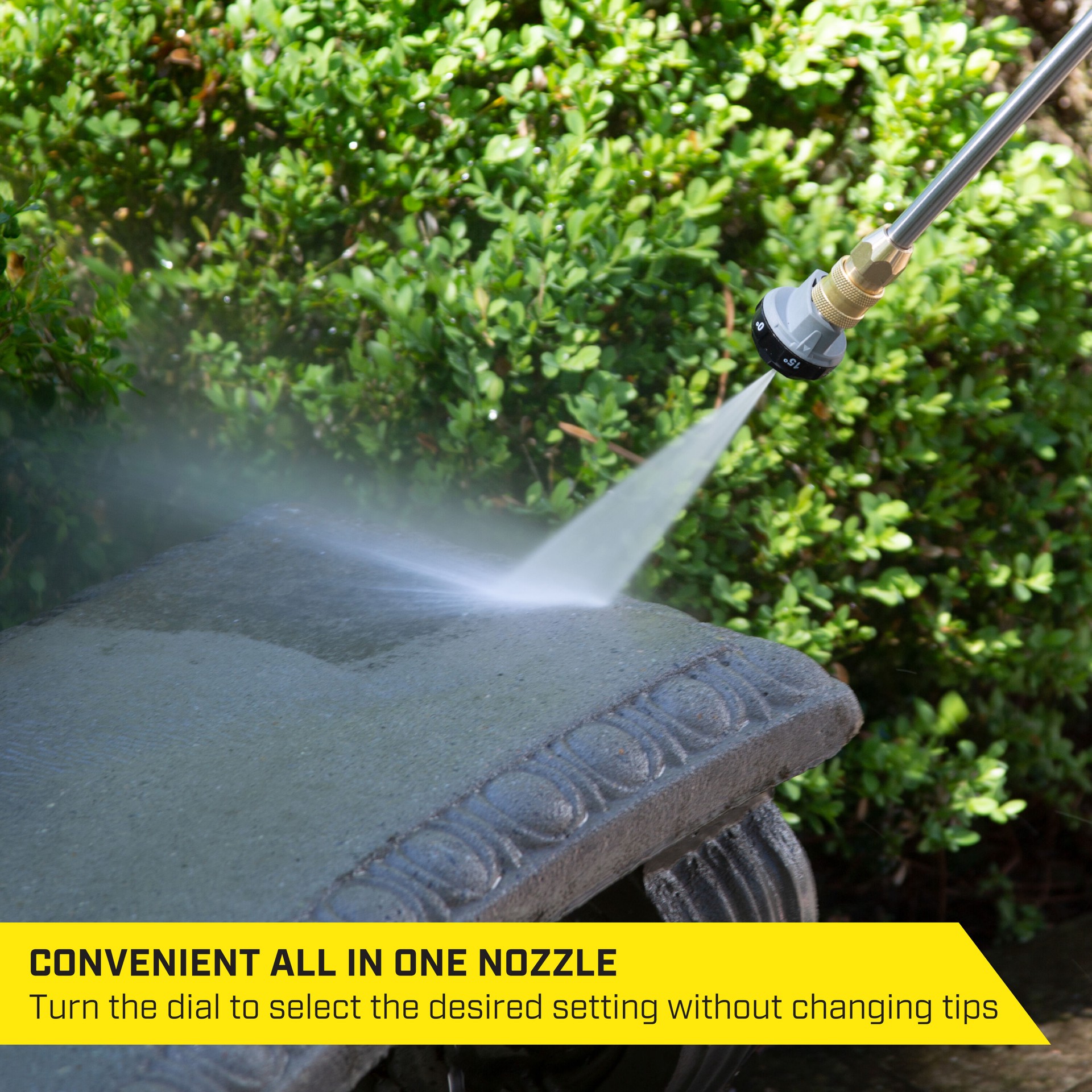 slide 5 of 6, SurfaceMaxx 3600-PSI 1/4-in Adjustable nozzle, 1 ct