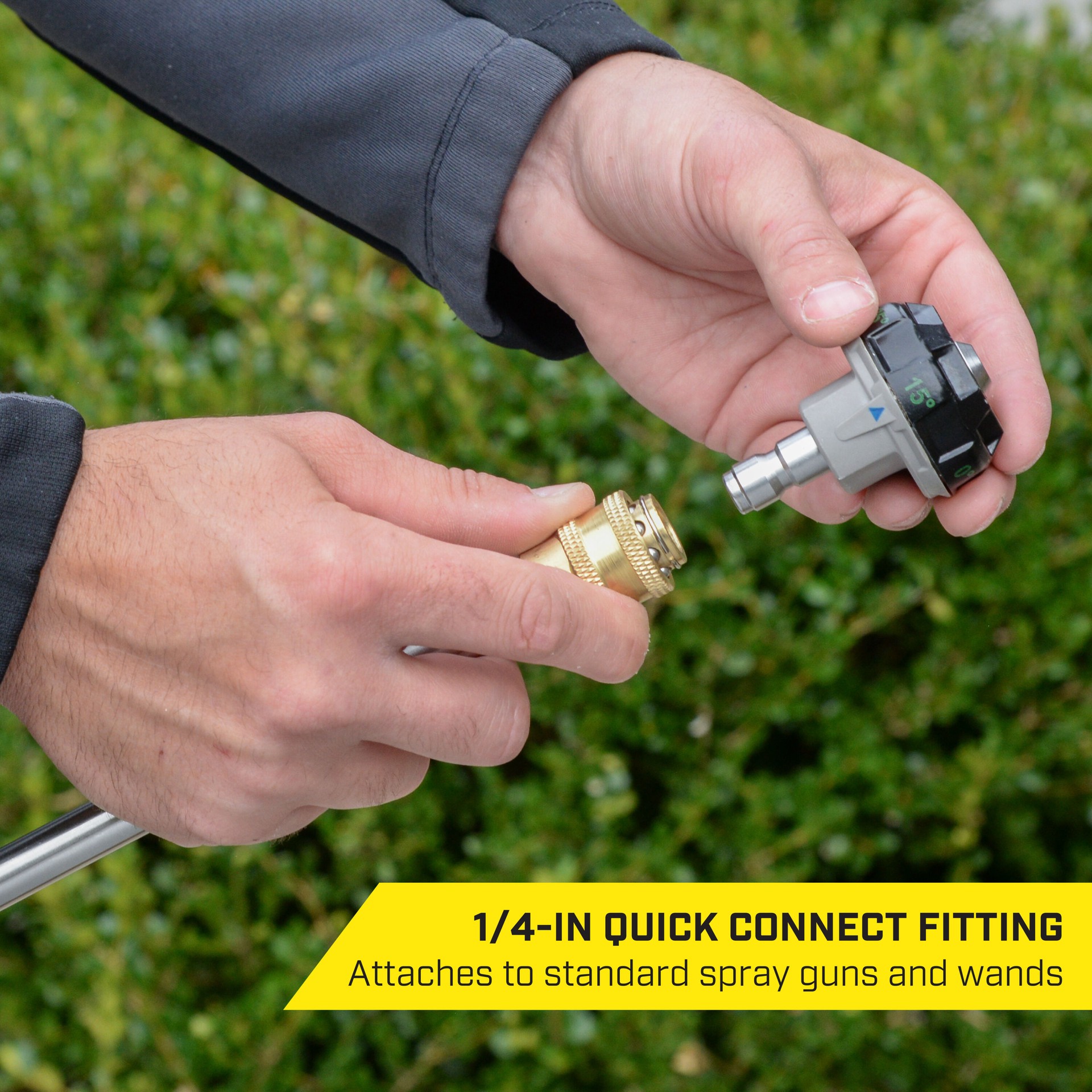 slide 6 of 6, SurfaceMaxx 3600-PSI 1/4-in Adjustable nozzle, 1 ct