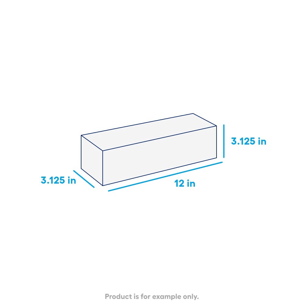 slide 2 of 6, Geometric 12-Inches L x 3-Inches W x 3-Inches H Red Concrete Straight edging stone, 1 ct