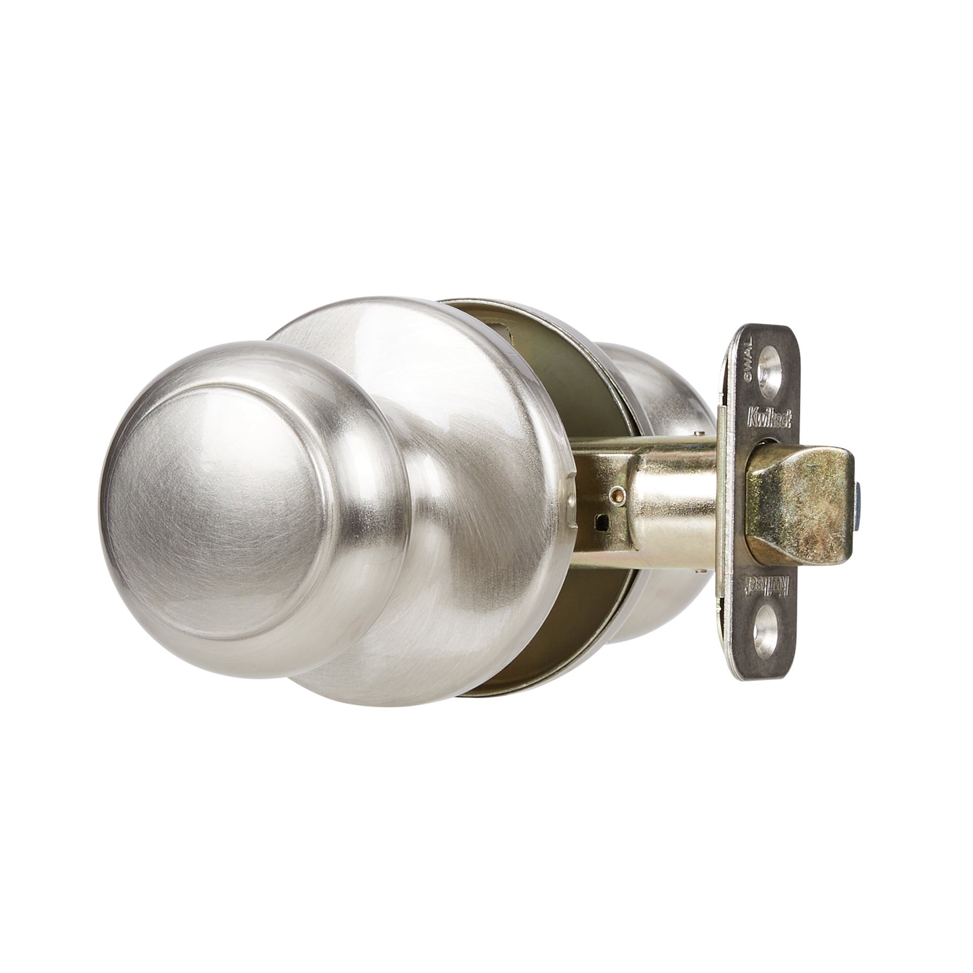 slide 3 of 6, Kwikset Cove Satin Nickel Interior or Hall/Closet Passage Door Knob, 1 ct