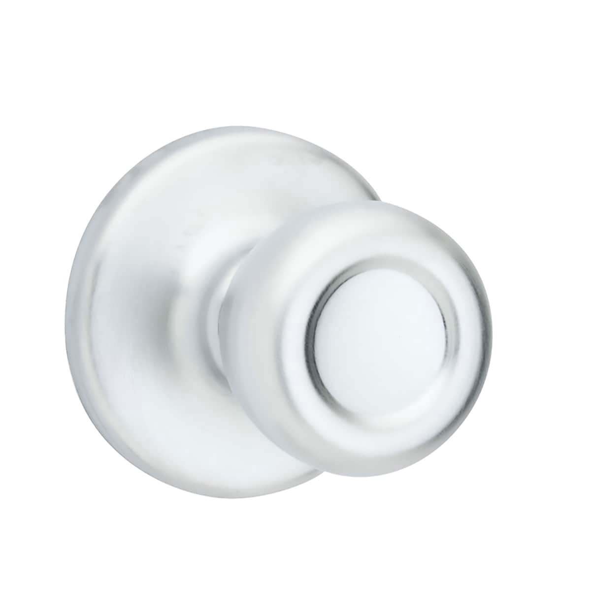 slide 1 of 6, Kwikset Tylo Satin Chrome Interior or Hall/Closet Passage Door Knob, 1 ct