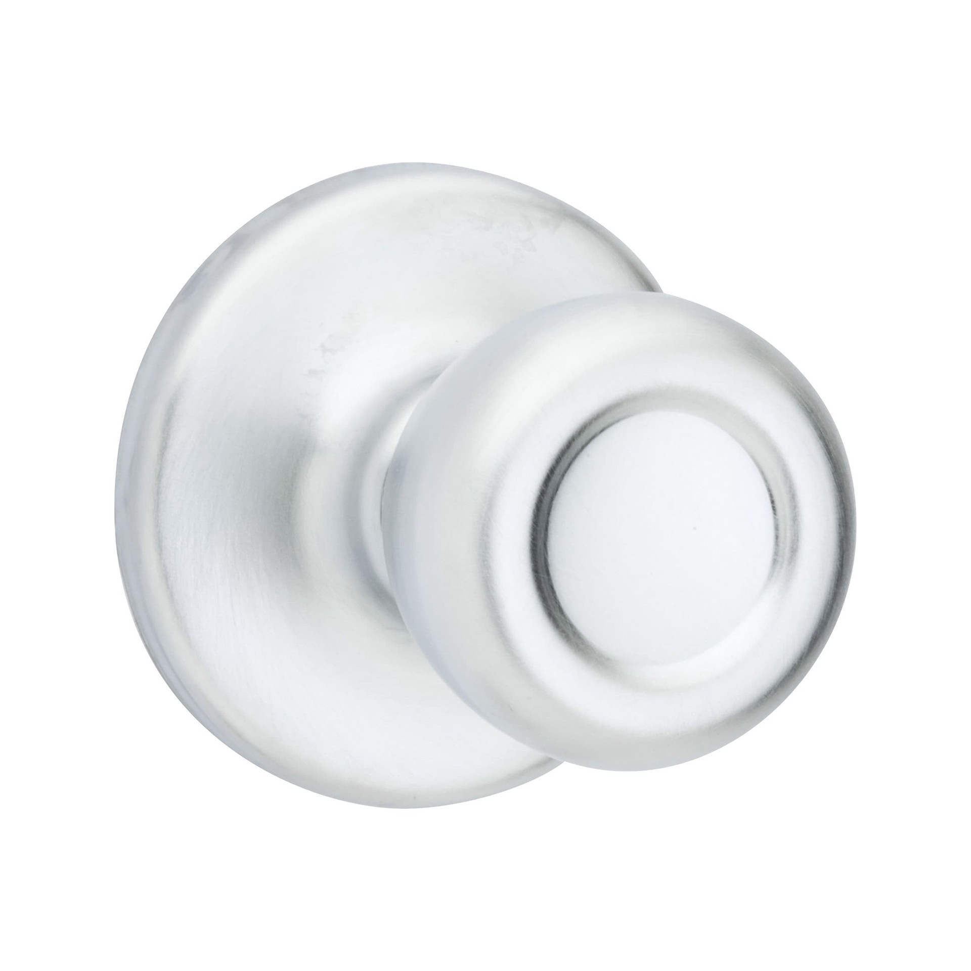 slide 1 of 6, Kwikset Mobile Home Tylo Satin Chrome Interior or Hall/Closet Passage Door Knob, 1 ct