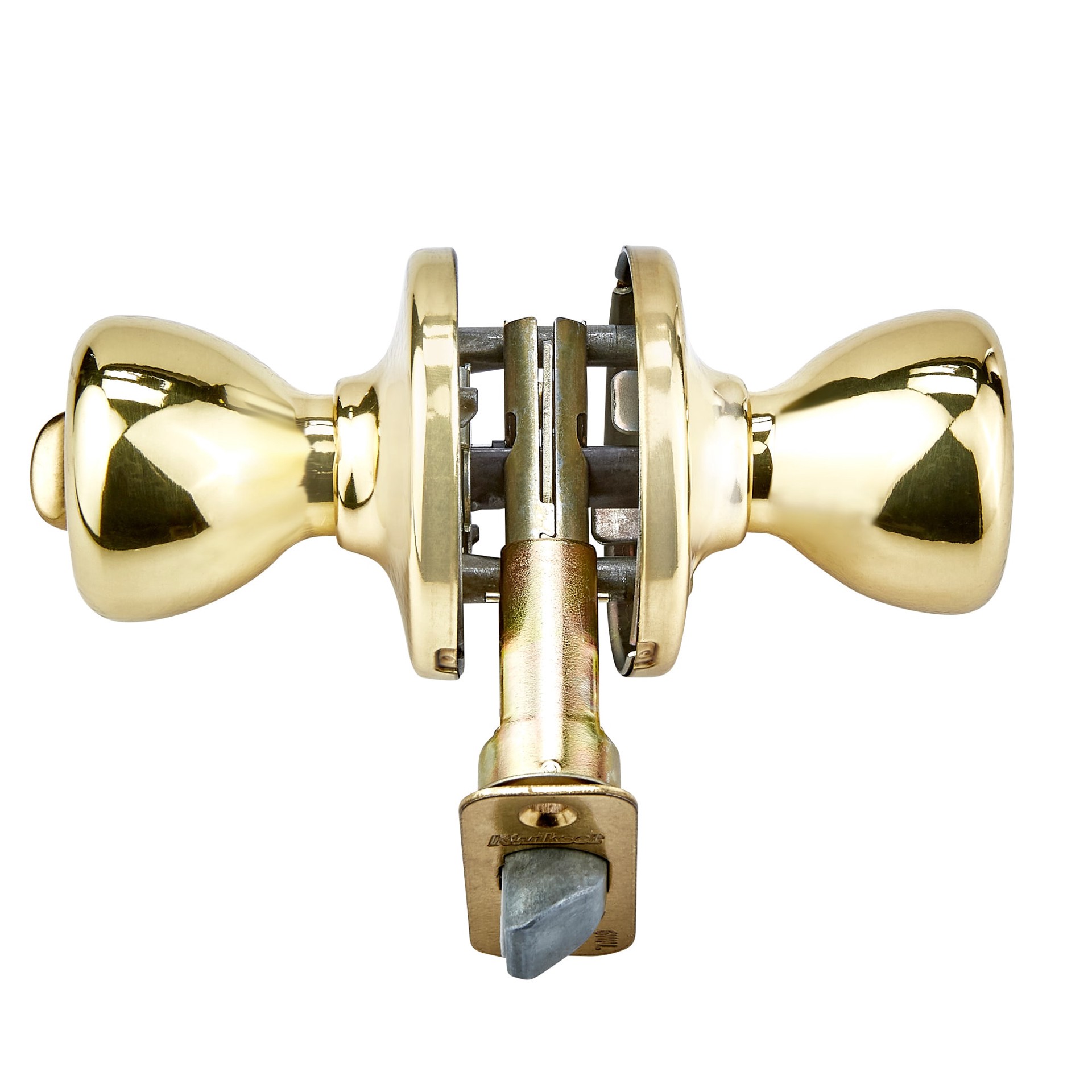 slide 5 of 6, Kwikset Tylo Polished Brass Interior or Bed/Bath Privacy Door Knob, 1 ct