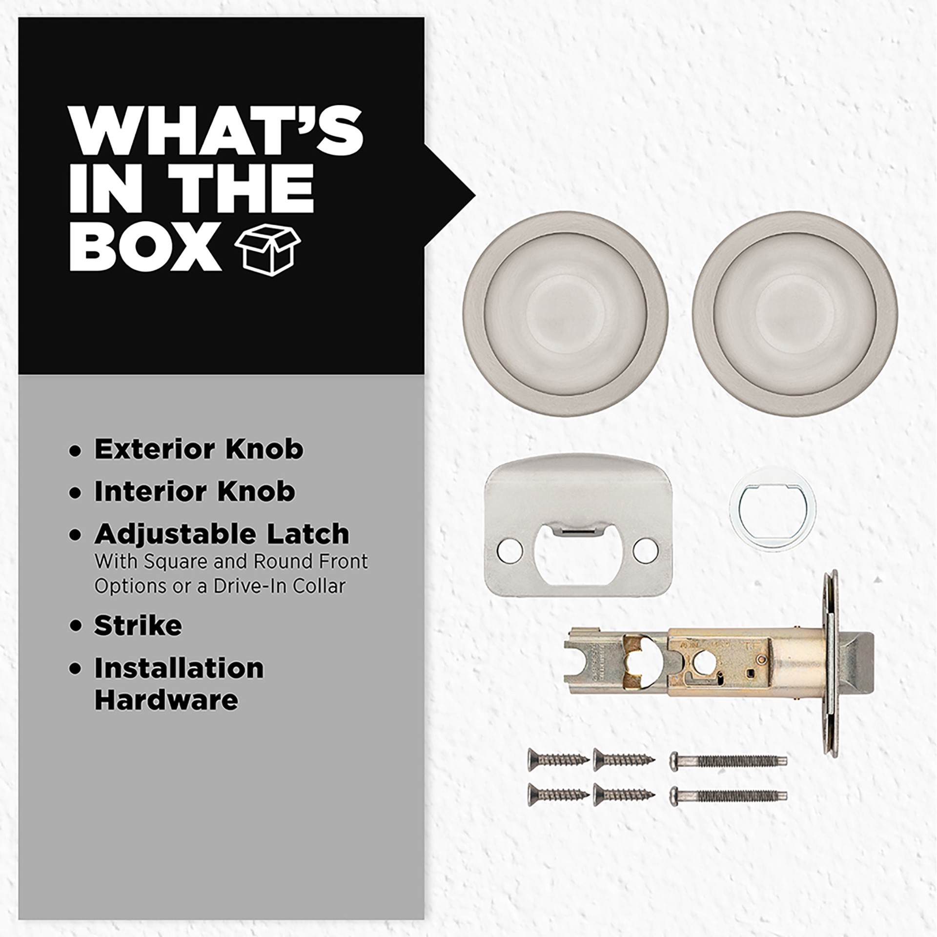 slide 6 of 6, Kwikset Tylo Antique Brass Interior or Hall/Closet Passage Door Knob, 1 ct