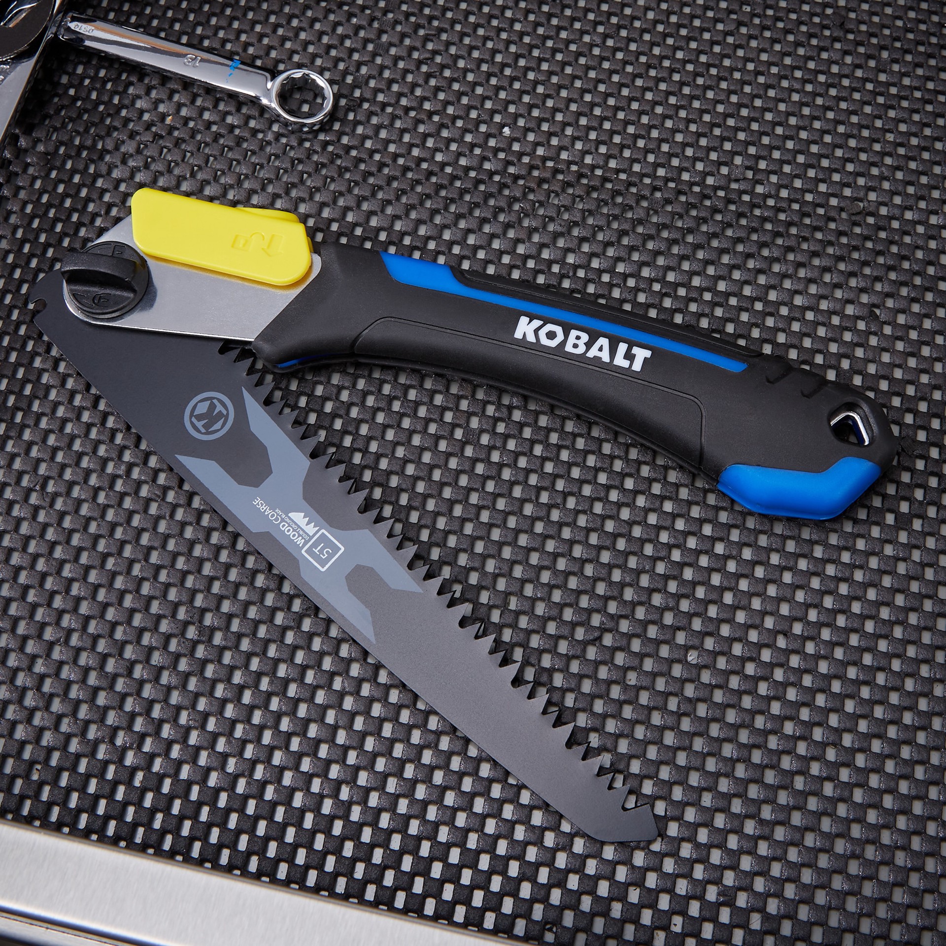 slide 2 of 2, Kobalt 3-in-1 Folding Saw with Pouch 8-in Cross-cutting Folding Hand Saw, 1 ct
