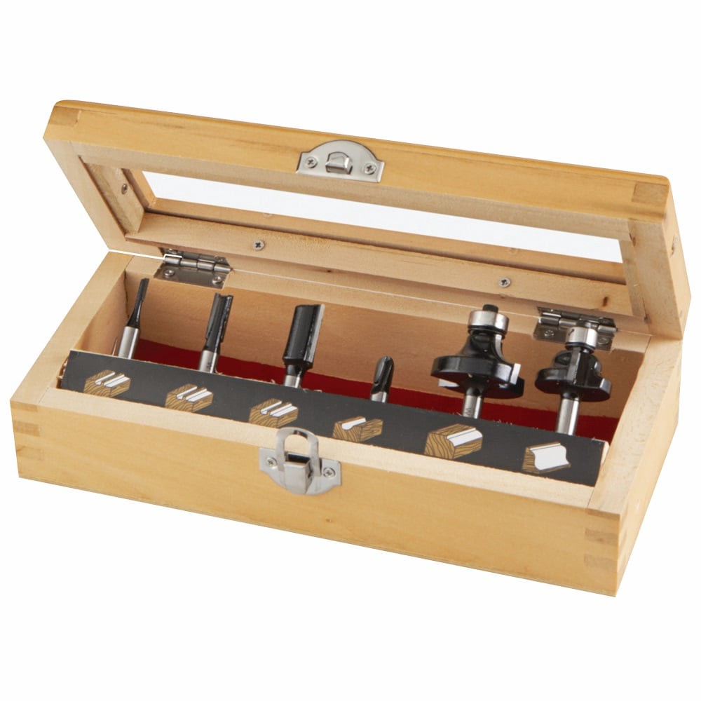 slide 3 of 5, SKIL 6 -Piece Carbide-tipped Router Bit Set, 1 ct