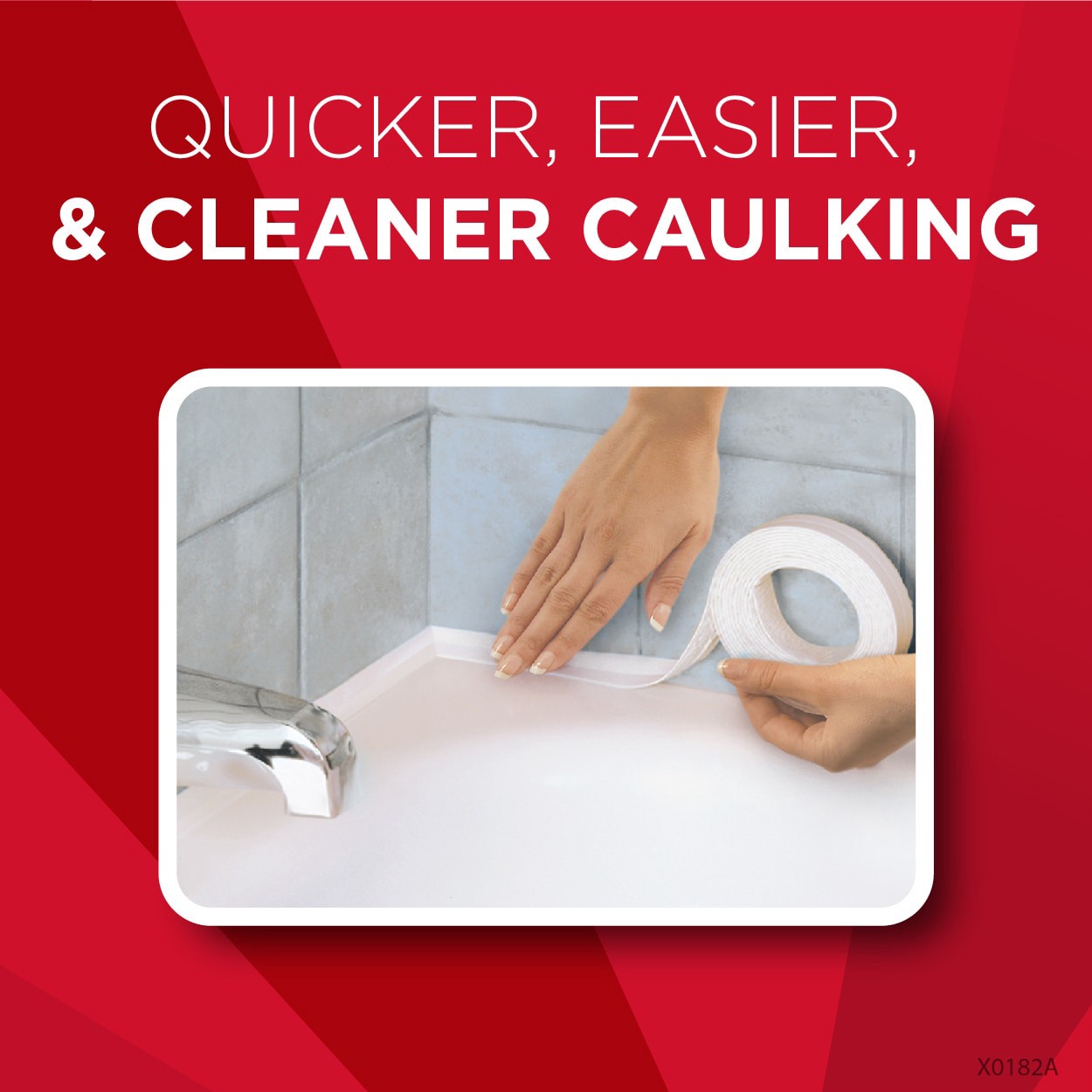 slide 4 of 4, Magic White Bathtub sealer trim For Use on Tubs, For Use on Showers , For Use on Floors ,, 1 ct