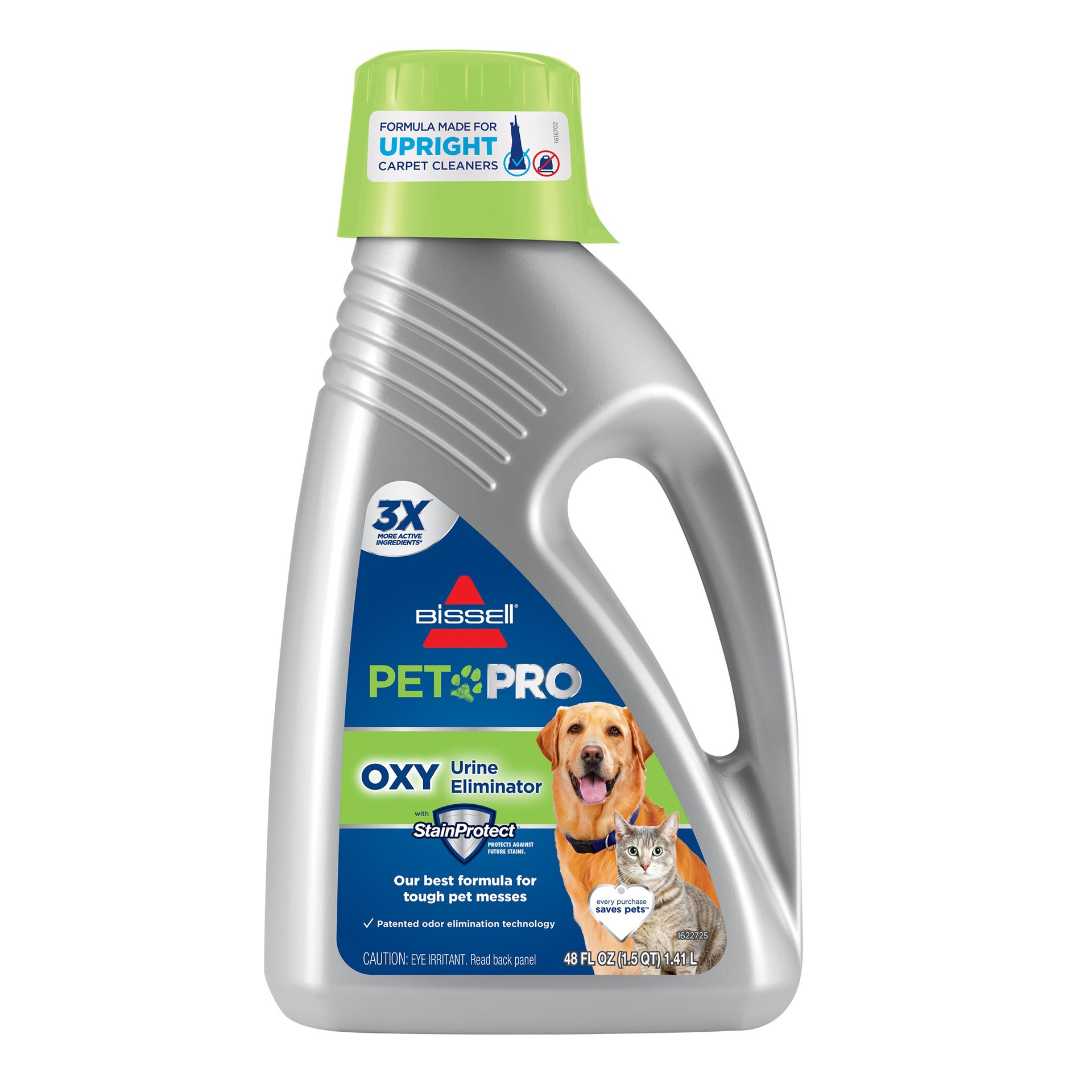 slide 1 of 6, BISSELL PET PRO OXY Urine Eliminator 48 -fl oz Concentrated Steam Cleaner Chemical Solution, 1 ct