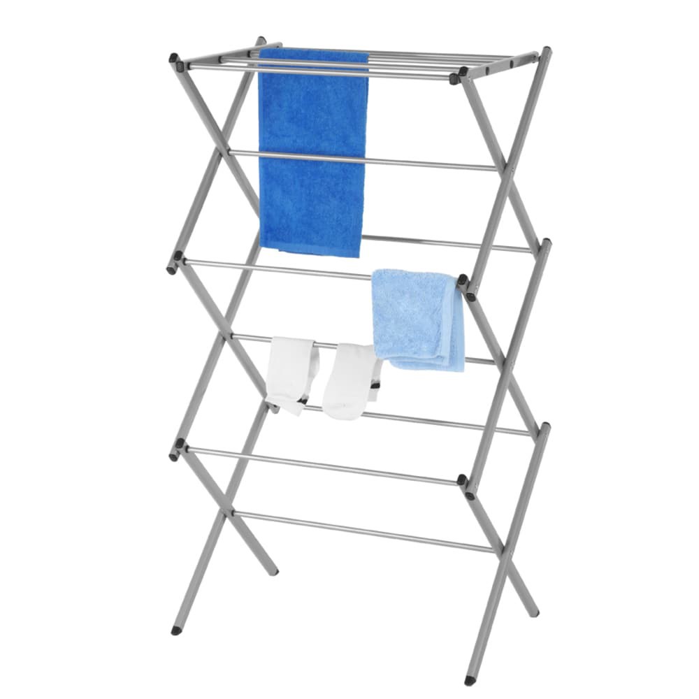 slide 1 of 6, Style Selections 6 -Tier 22.64-in Metal Indoor Drying rack, 1 ct