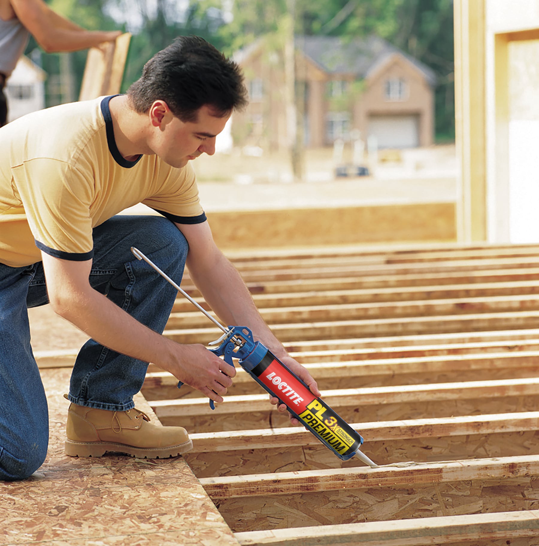 slide 6 of 6, LOCTITE PL Premium 3x Polyurethane Brown Multi-use Interior/Exterior Construction Adhesive ( 10-fl oz Fluid Oz), 1 ct