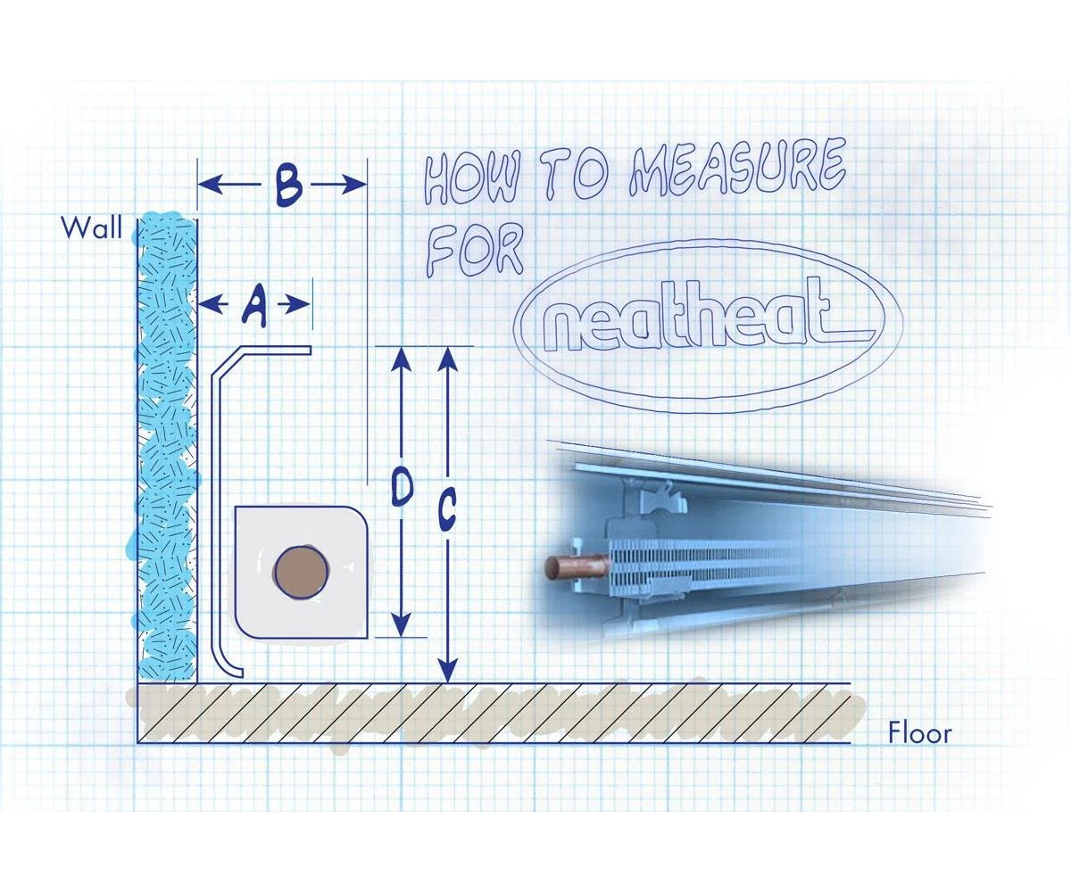 slide 6 of 6, NeatHeat 10-in Hydronic Slip-on Baseboard Heater Left end cap, 1 ct