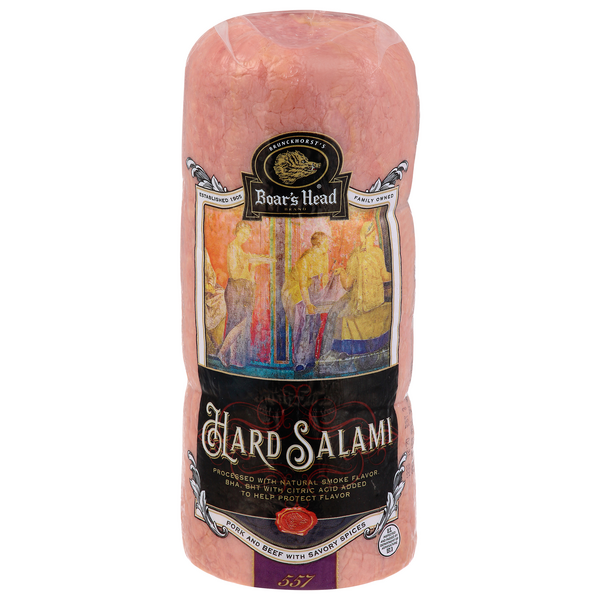 slide 1 of 1, Boar's Head Deli Hard Salami (Thin Sliced), per lb