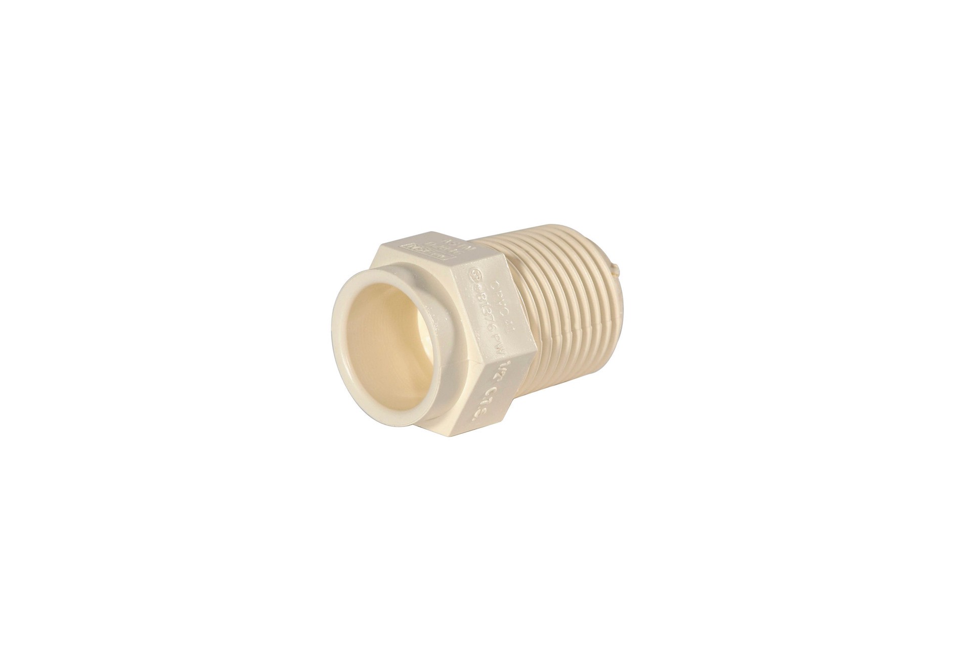 slide 2 of 5, Genova 1/2-in CPVC Male Adapter for Cold Water Applications, NSF Safety Listed, ASTM D2846 Approved, 1 ct