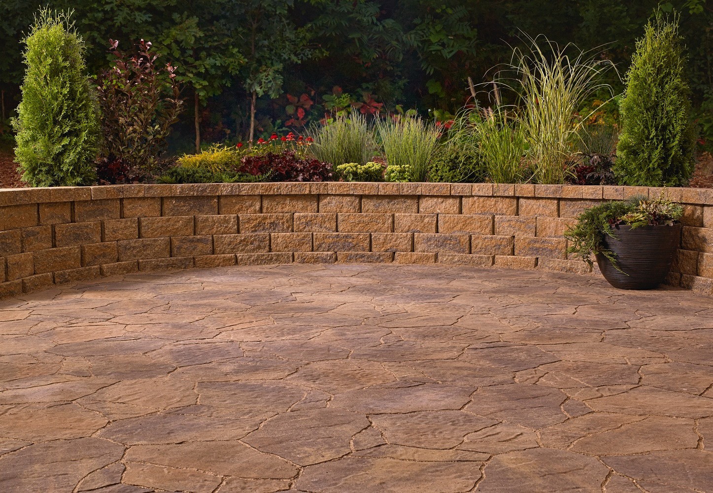 slide 4 of 6, Belgard 21.0-in L x 15.0-in W x 2.0-in H Irregular Smokey Mountain Concrete Patio stone, 1 ct