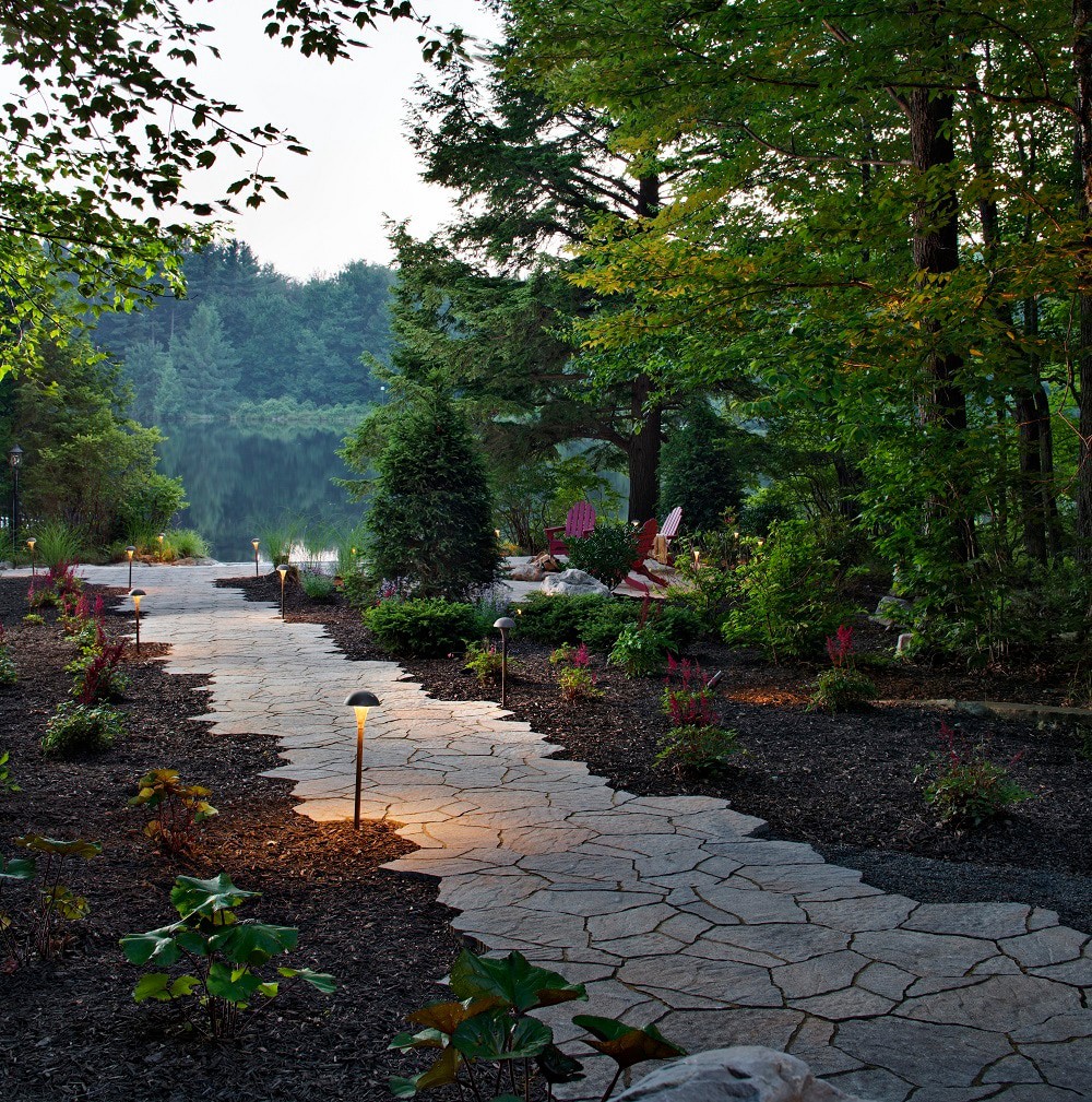 slide 5 of 6, Belgard 21.0-in L x 15.0-in W x 2.0-in H Irregular Smokey Mountain Concrete Patio stone, 1 ct